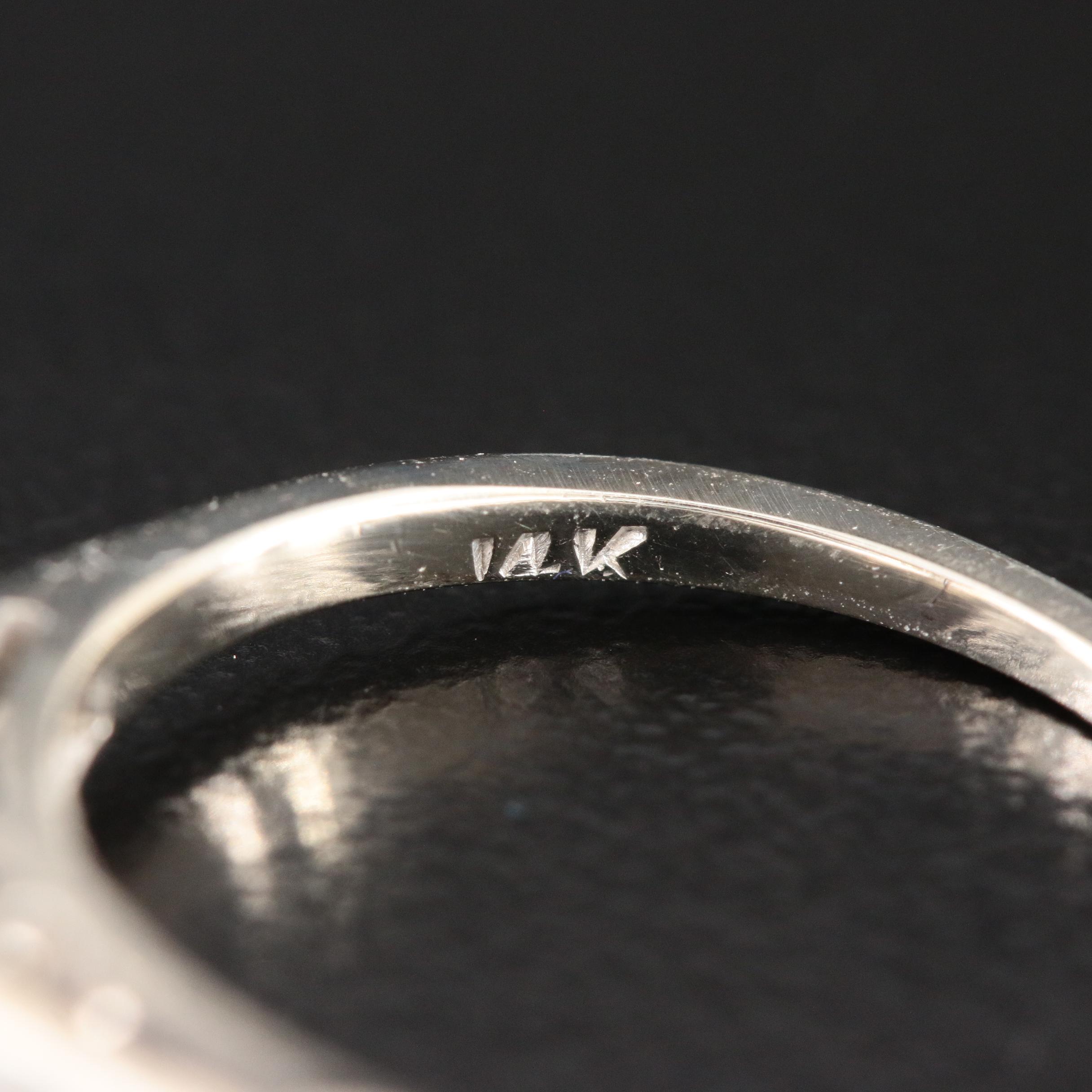 Vintage 14K 1.23 CTW Diamond Ring