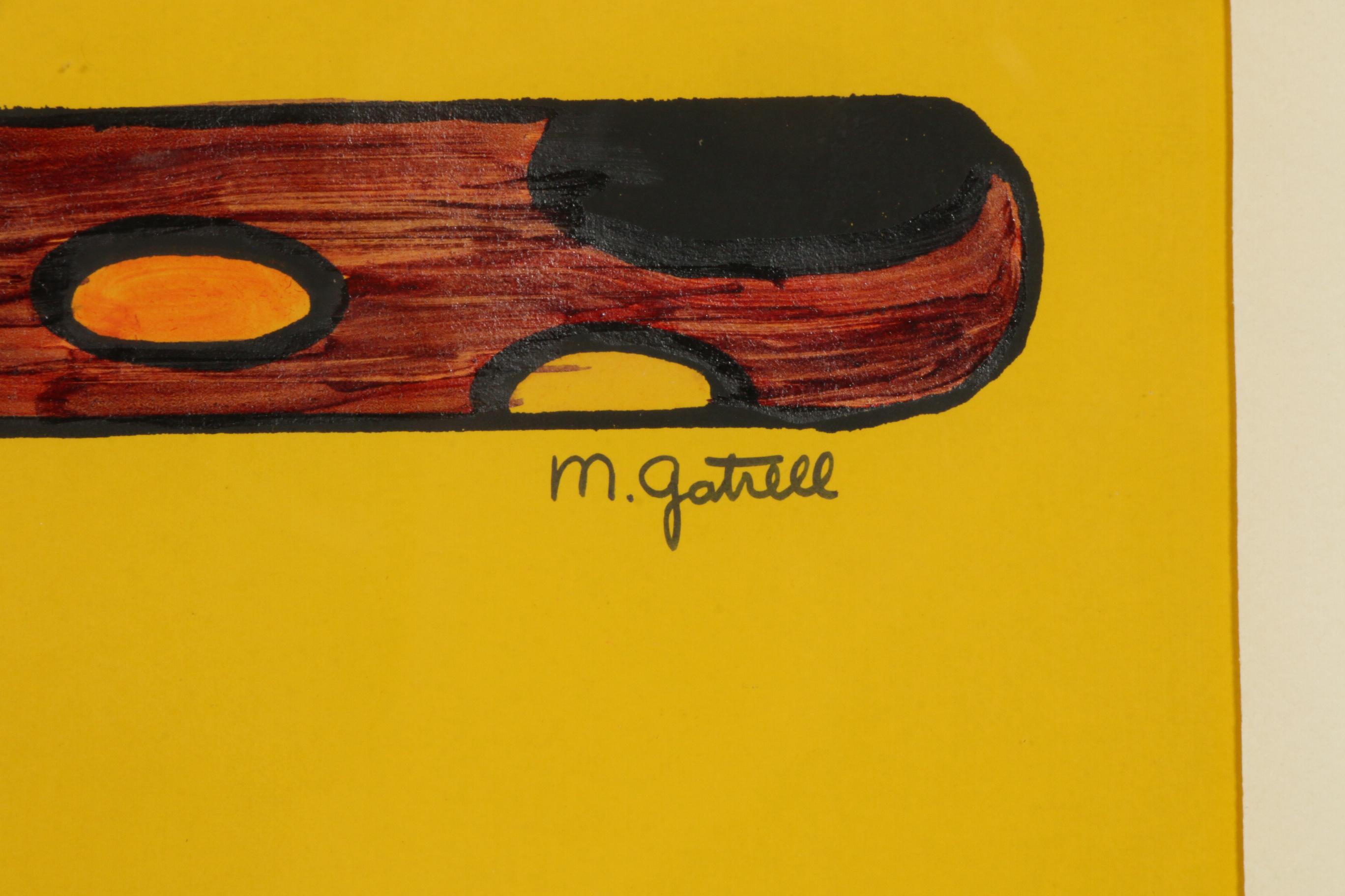 Marion Thompson Gatrell Hand-Colored Serigraph, Mid to Late 20th Century