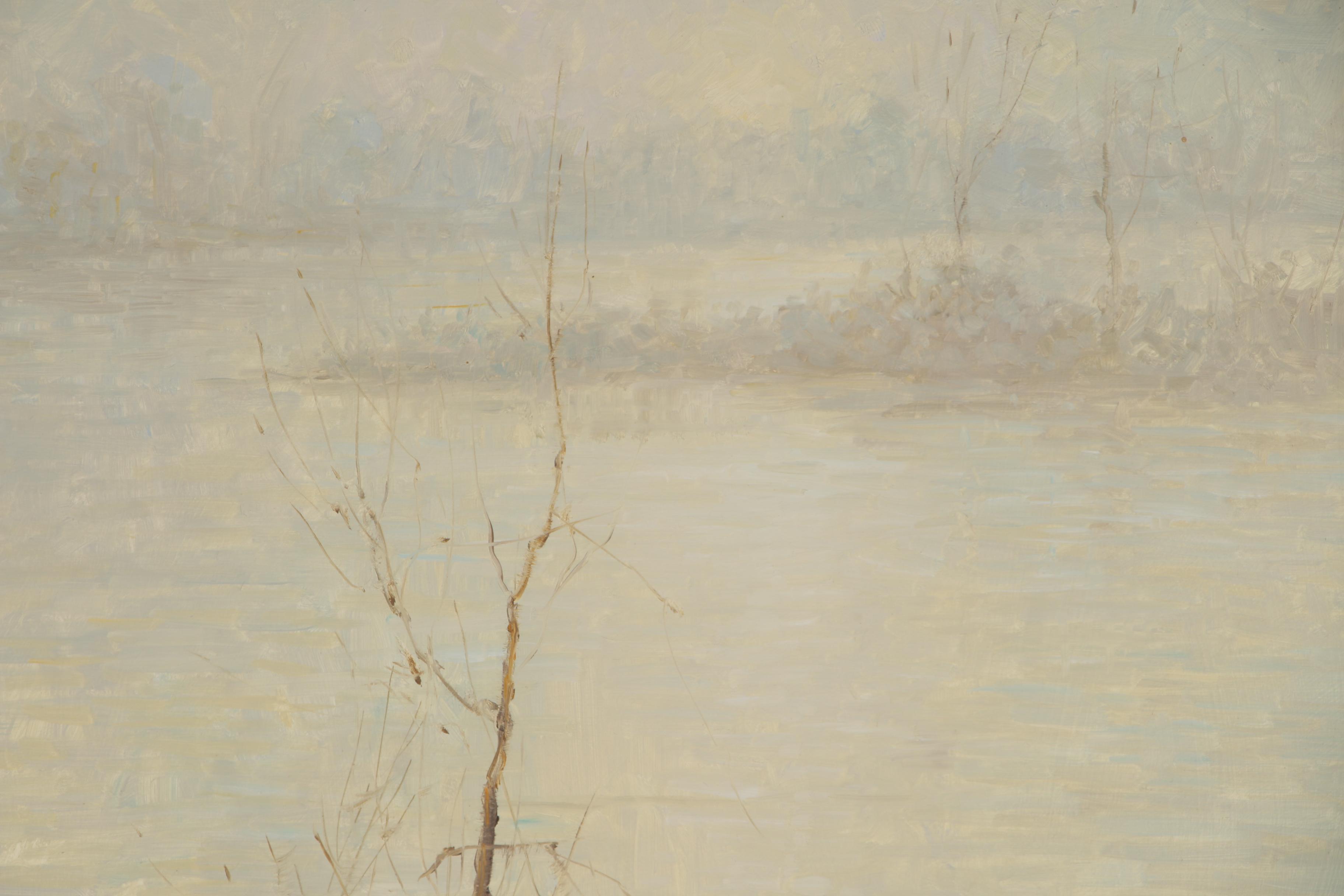 Attributed to Paul Penczner Coastal Landscape Oil Painting "Starting"