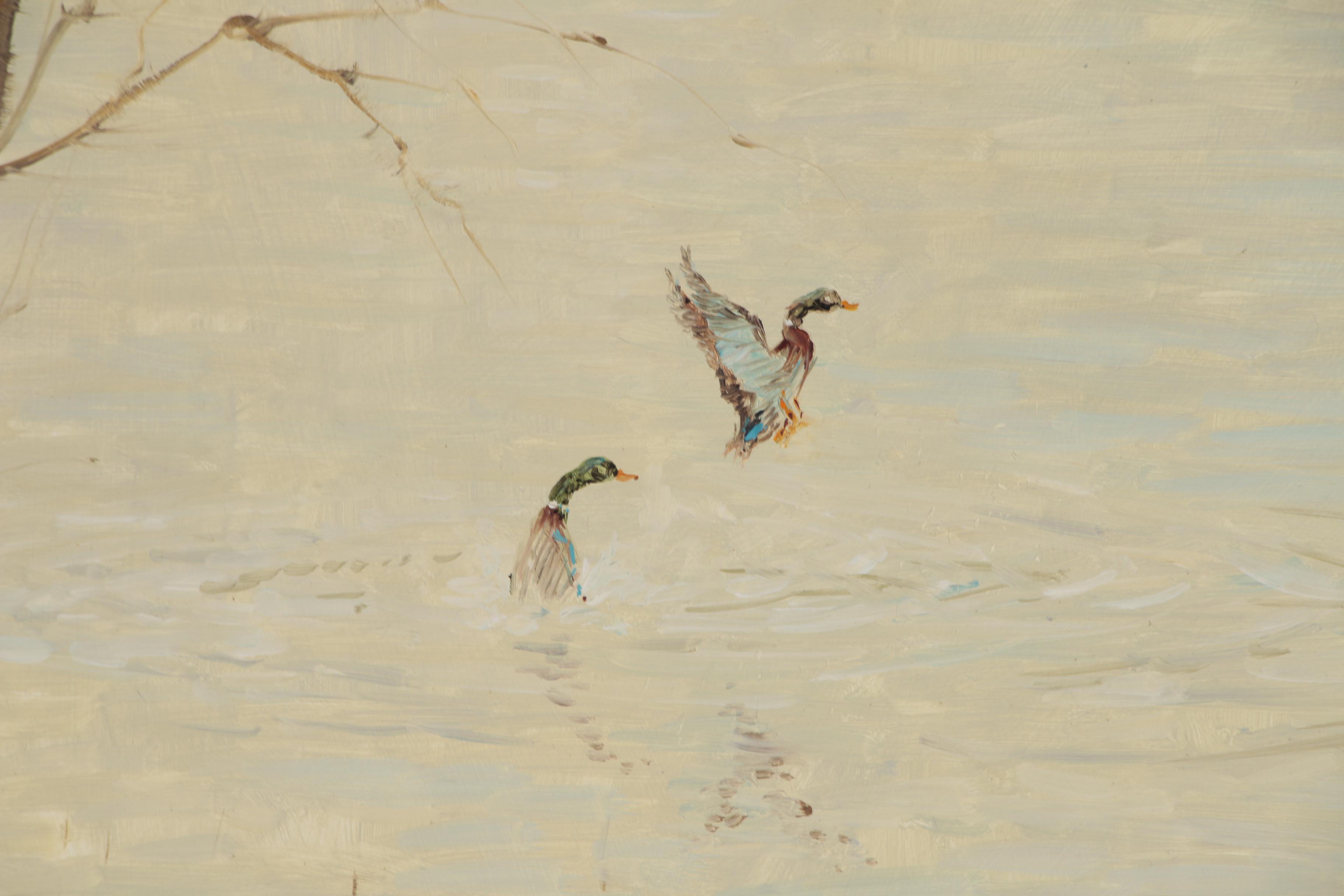 Attributed to Paul Penczner Coastal Landscape Oil Painting "Starting"