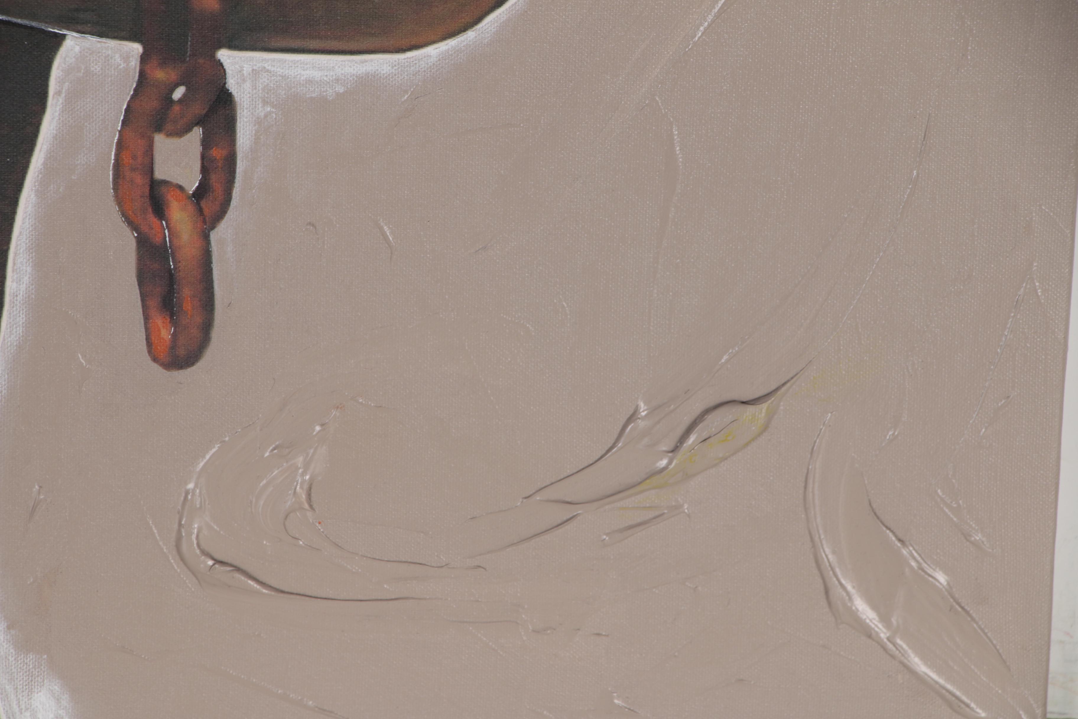 Abiola Idowu Mixed Media Painting "Vision"