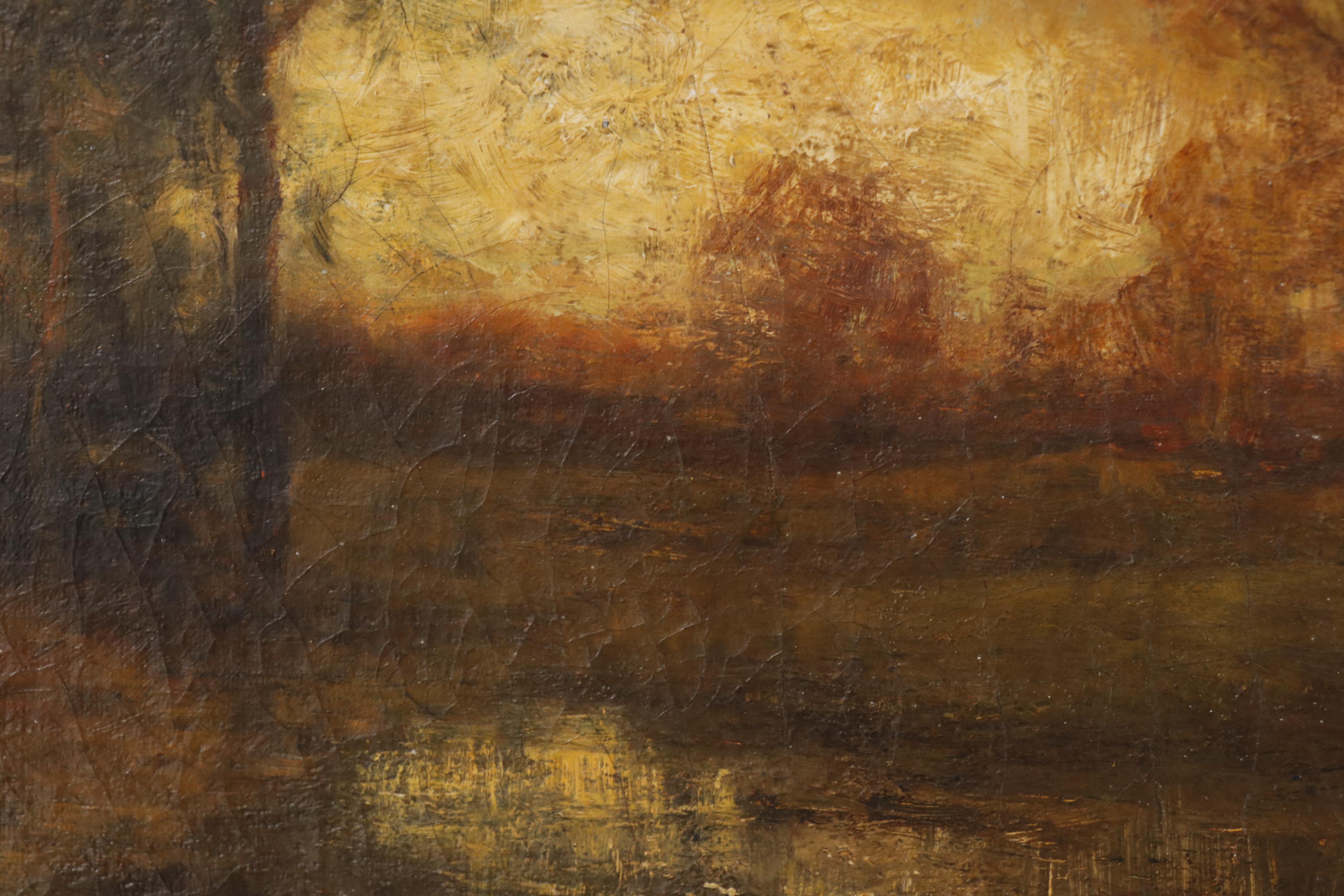 Charles P. Appel Tonalist Landscape Oil Painting