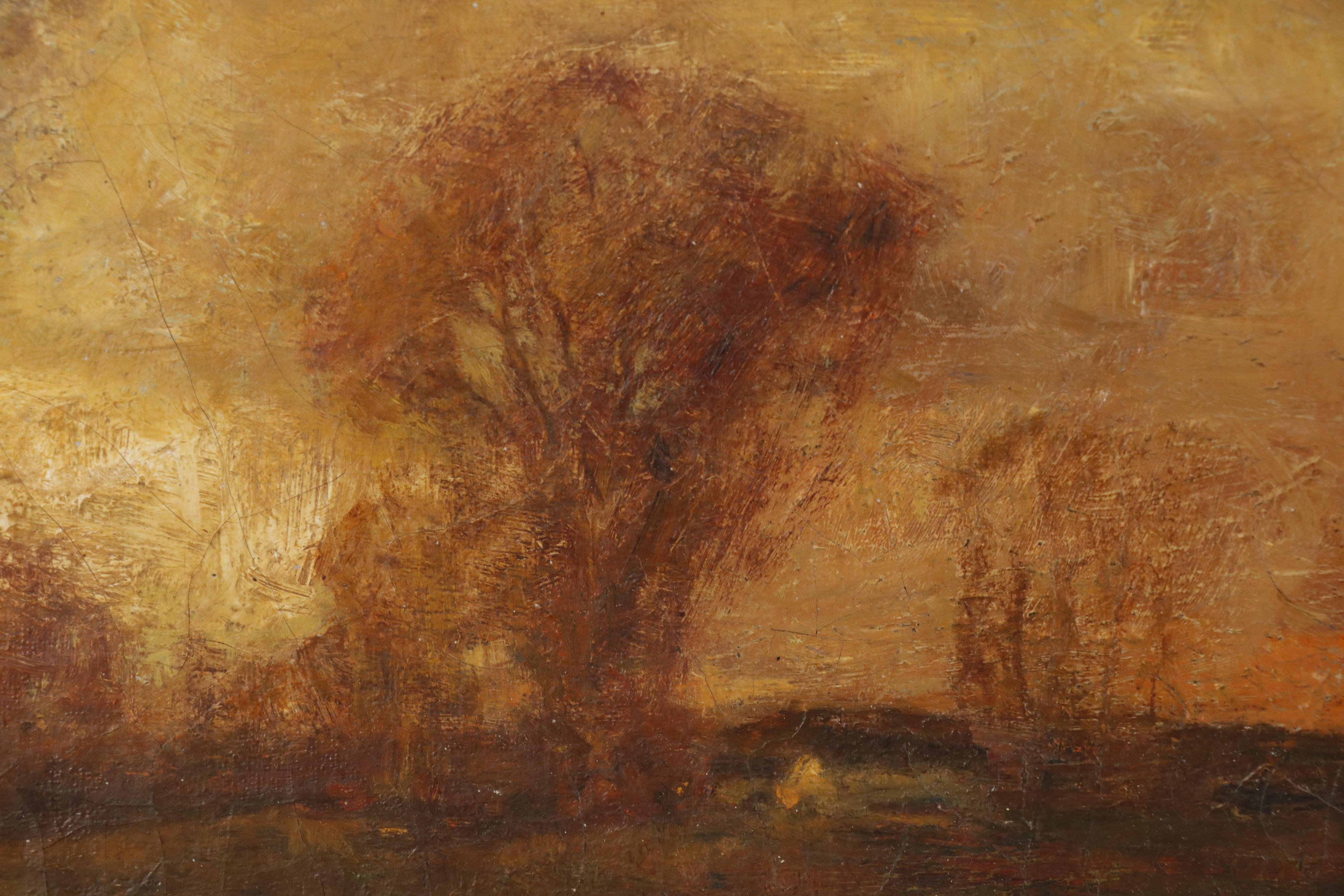 Charles P. Appel Tonalist Landscape Oil Painting