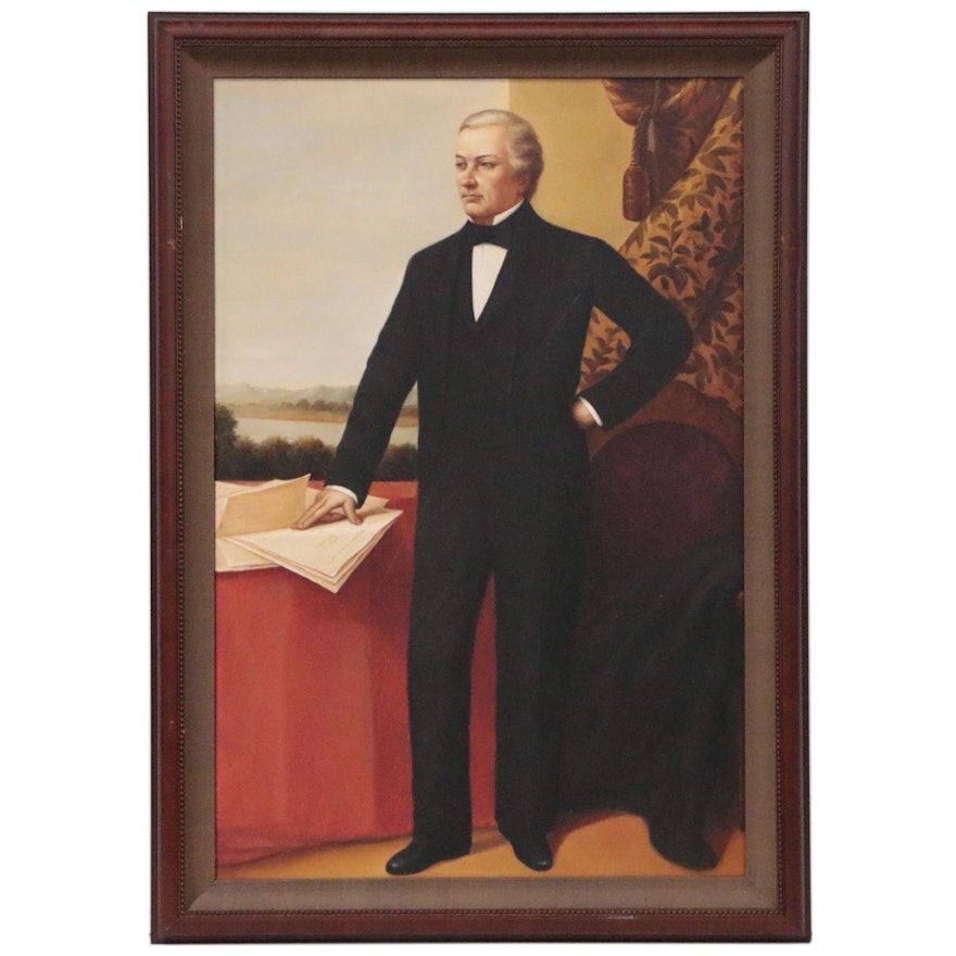 Portrait Oil Painting of President Millard Fillmore