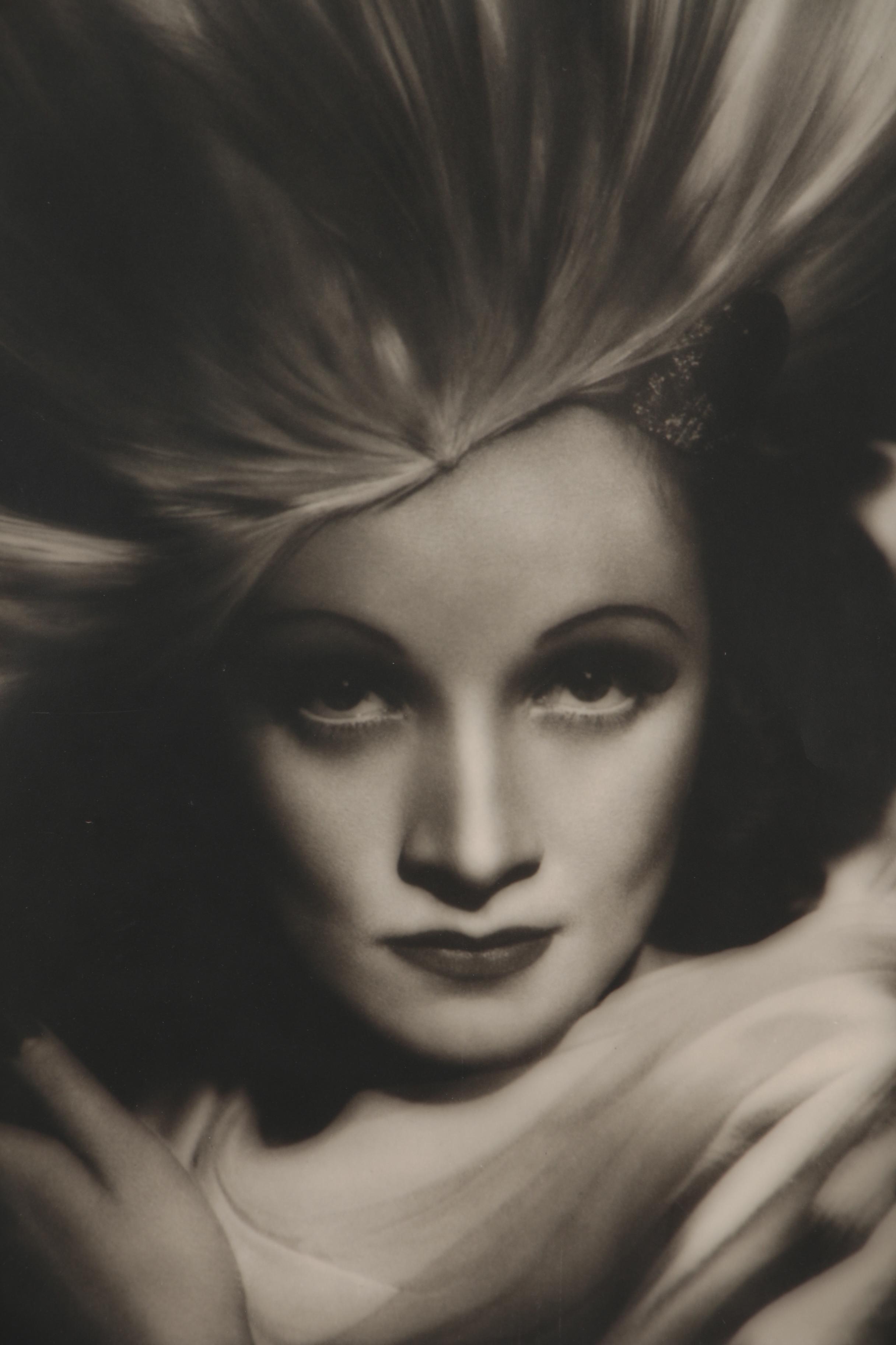 George Hurrell Silver Gelatin Photograph "Marlene Dietrich, 1933"