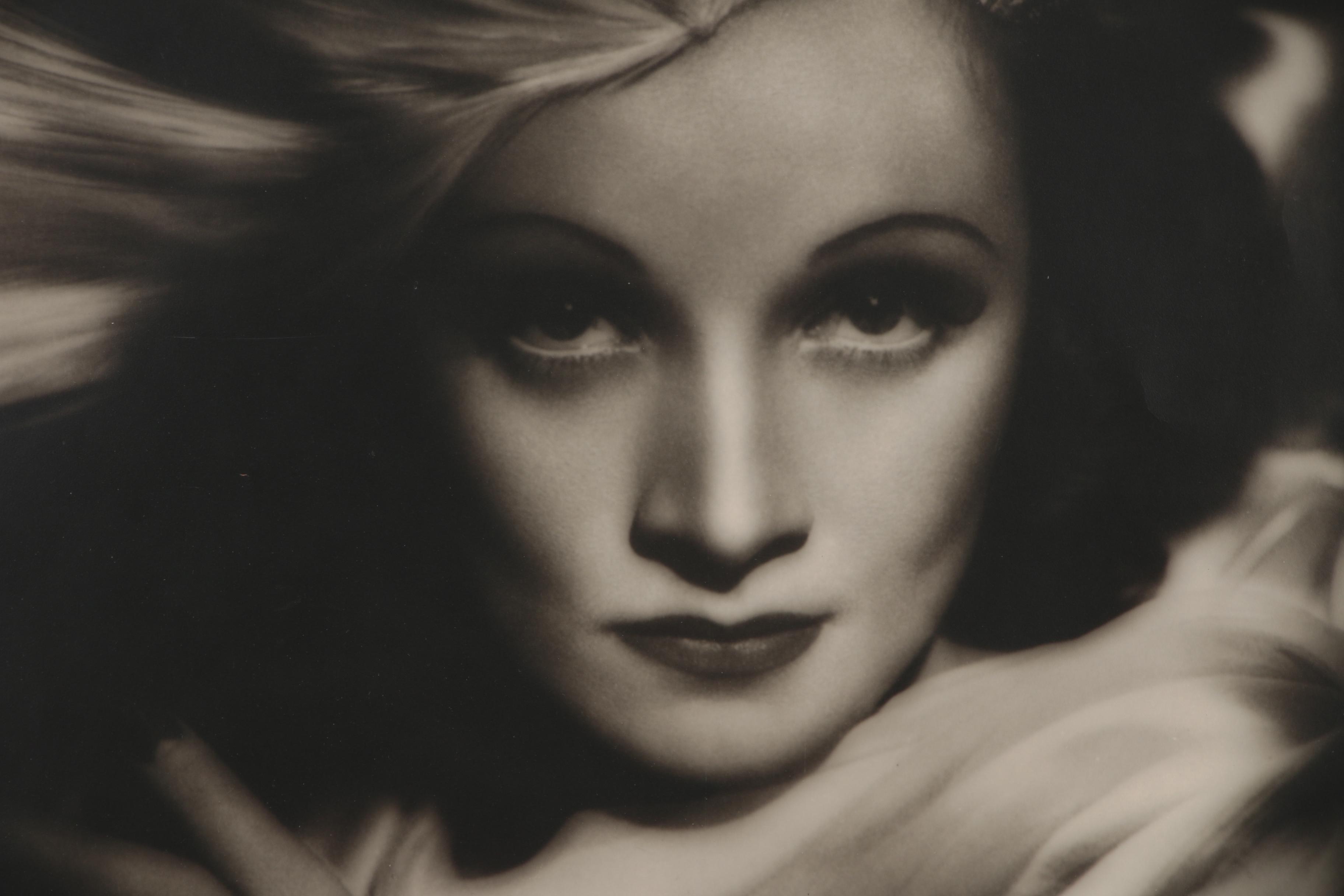 George Hurrell Silver Gelatin Photograph "Marlene Dietrich, 1933"