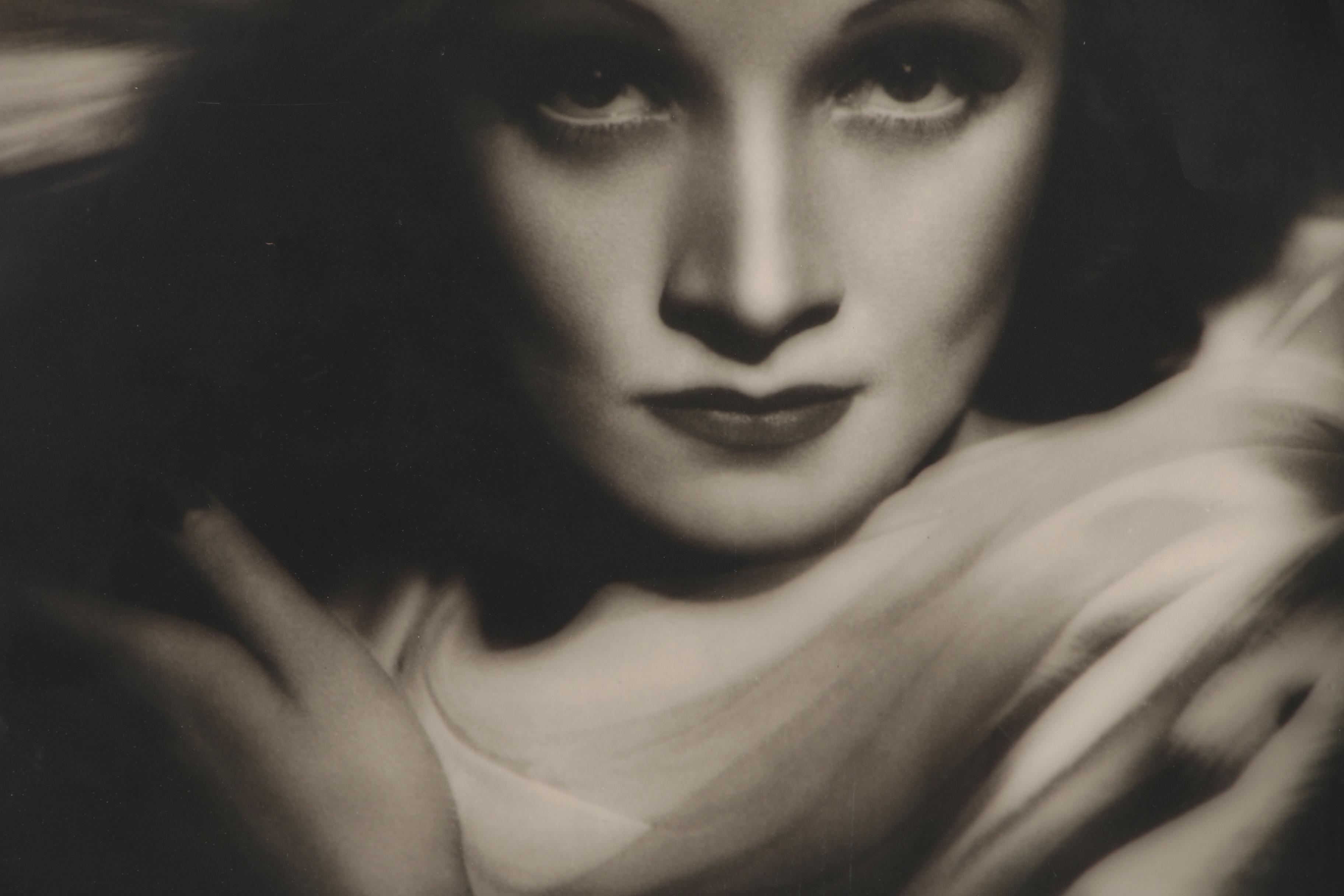 George Hurrell Silver Gelatin Photograph "Marlene Dietrich, 1933"