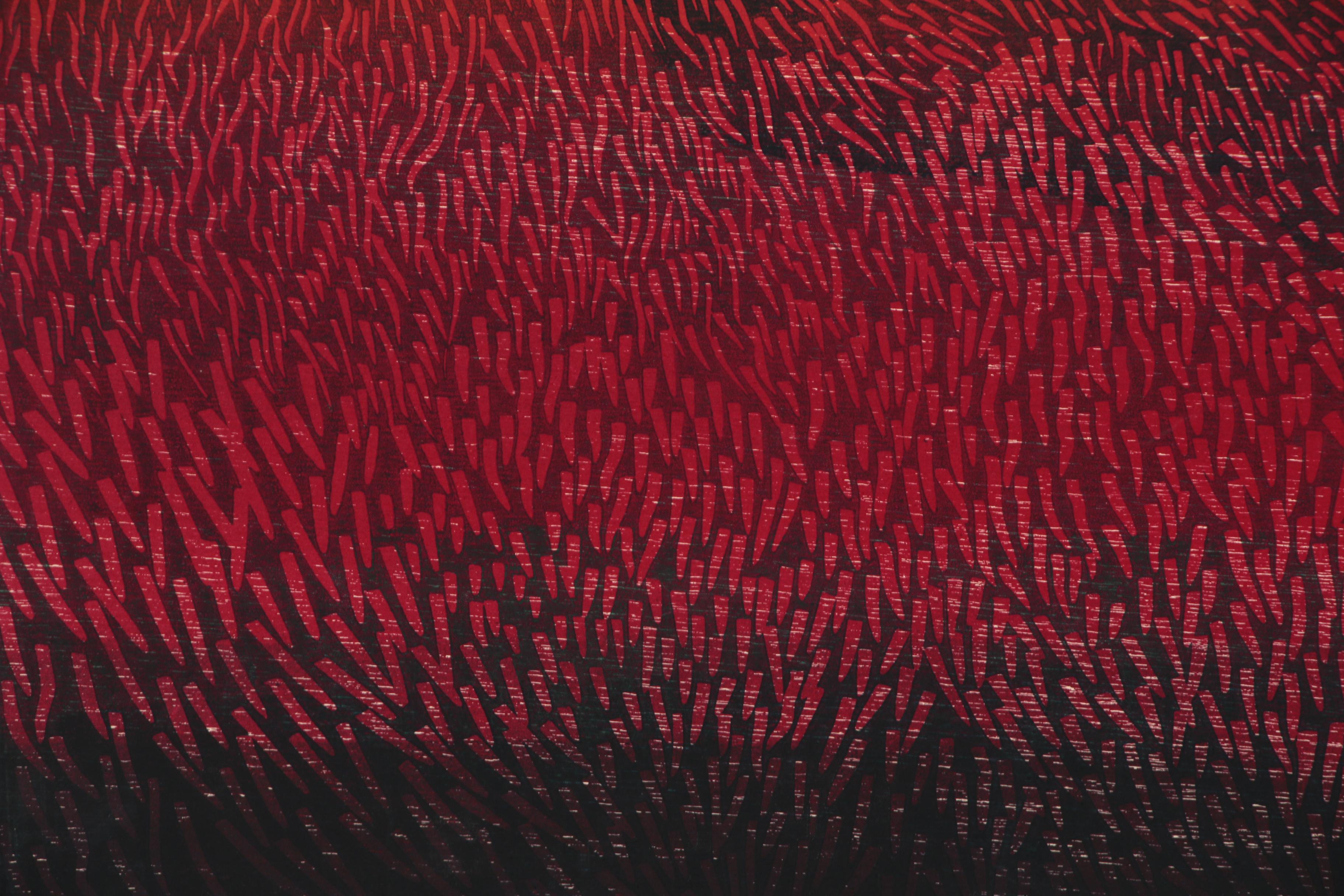 Hasumi Yukio Woodblock "Work - S2", 1968