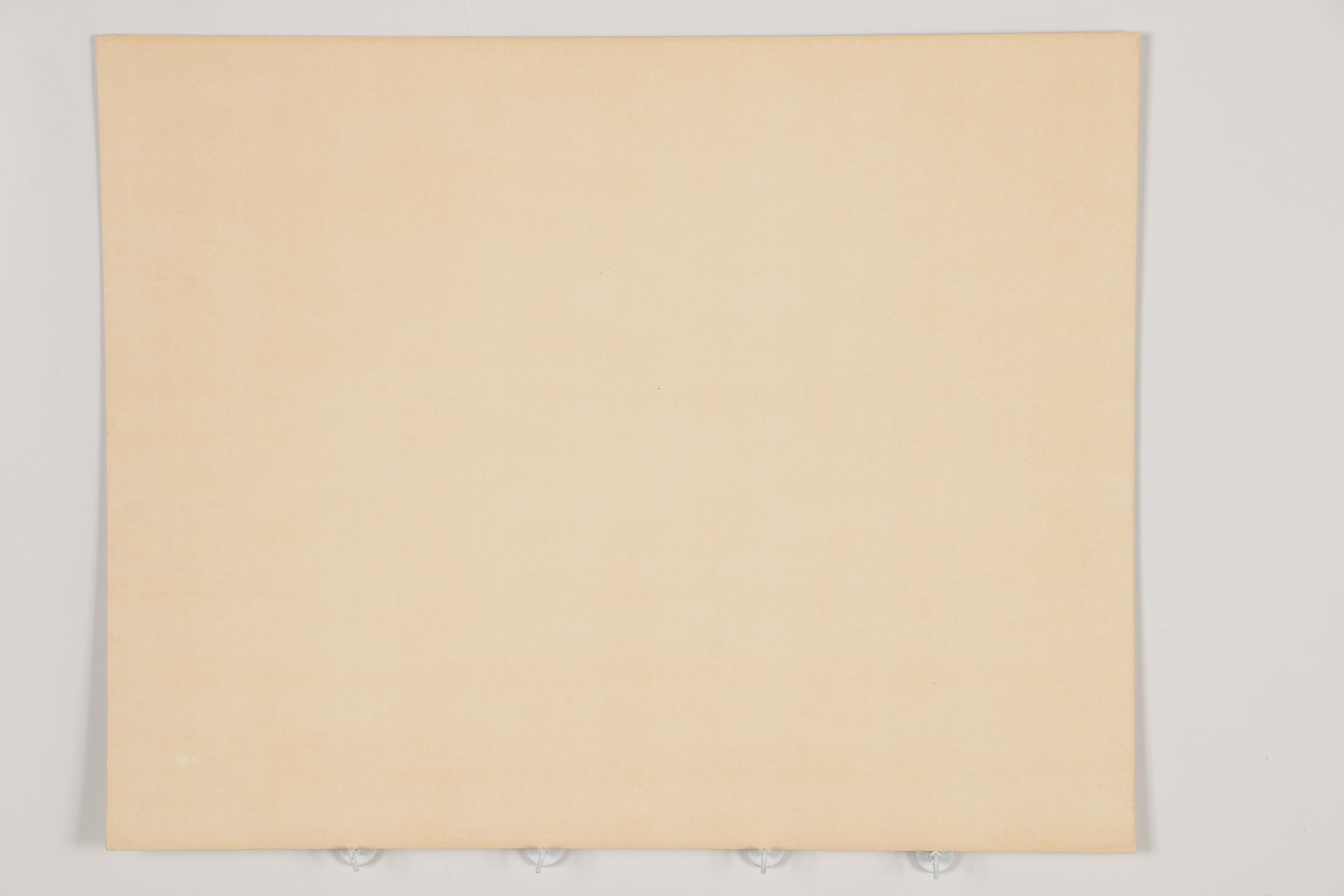 Hasumi Yukio Woodblock "Work - S2", 1968