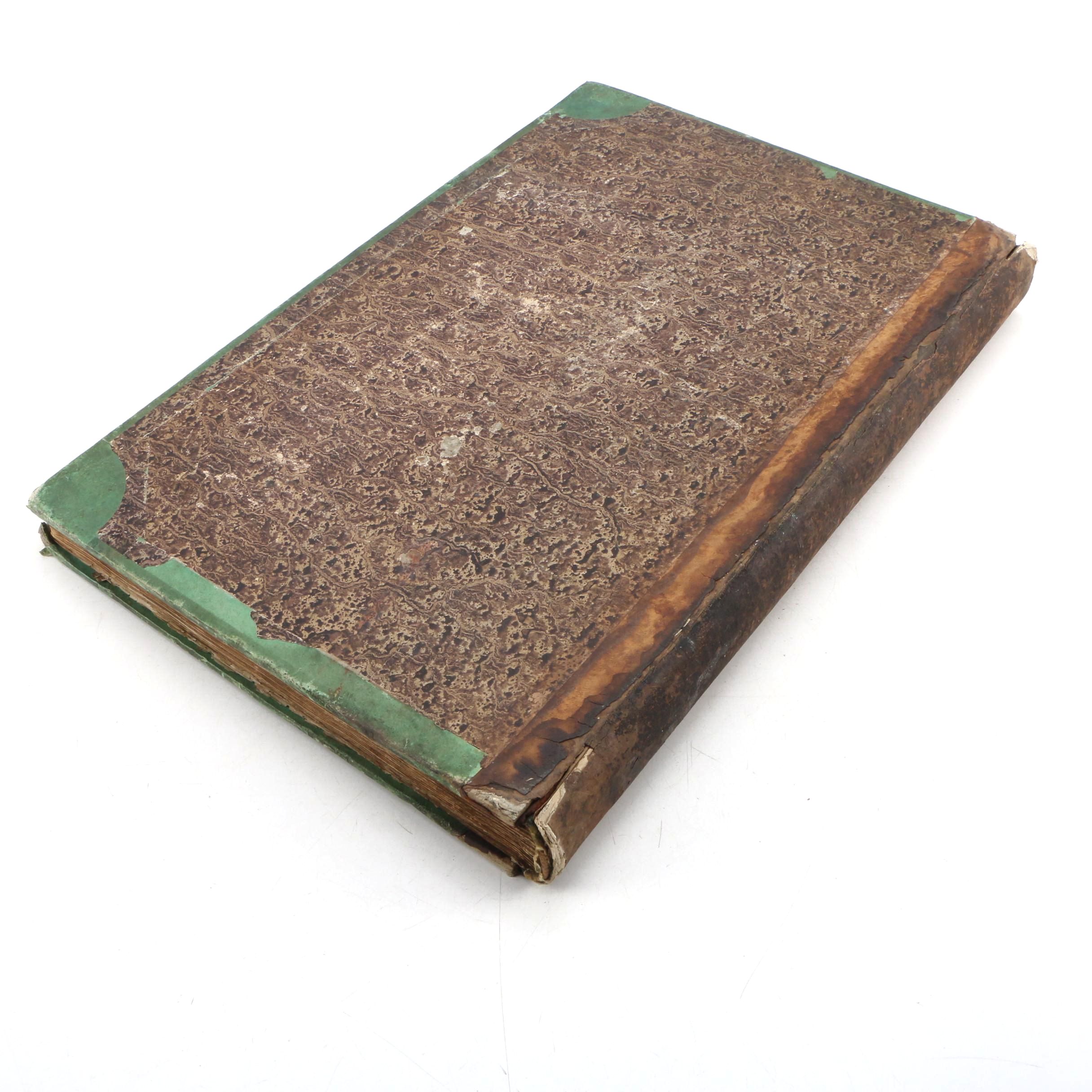 Baccarat Pattern Book for Porcelain and Glass, Late 1800s