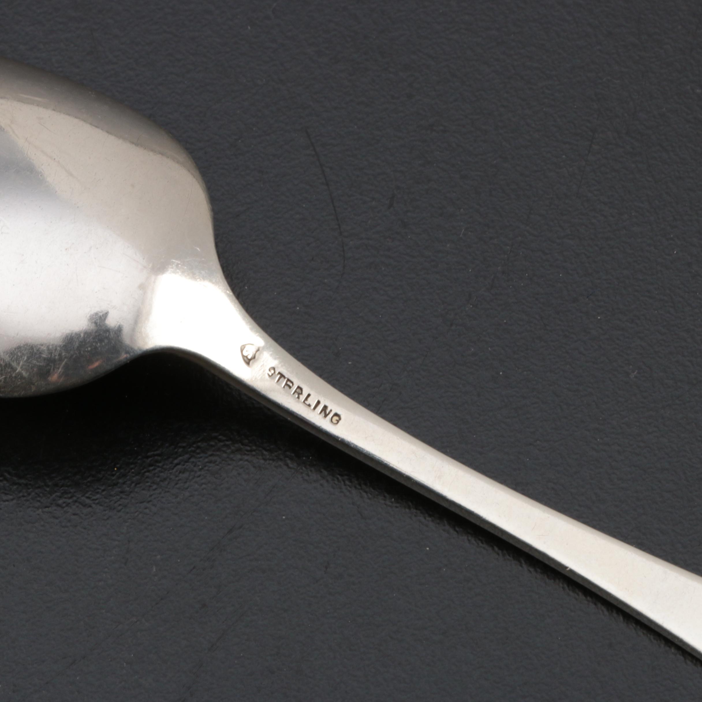 Sterling Utensils and Tableware Including International "Valencia" Nut Bowl