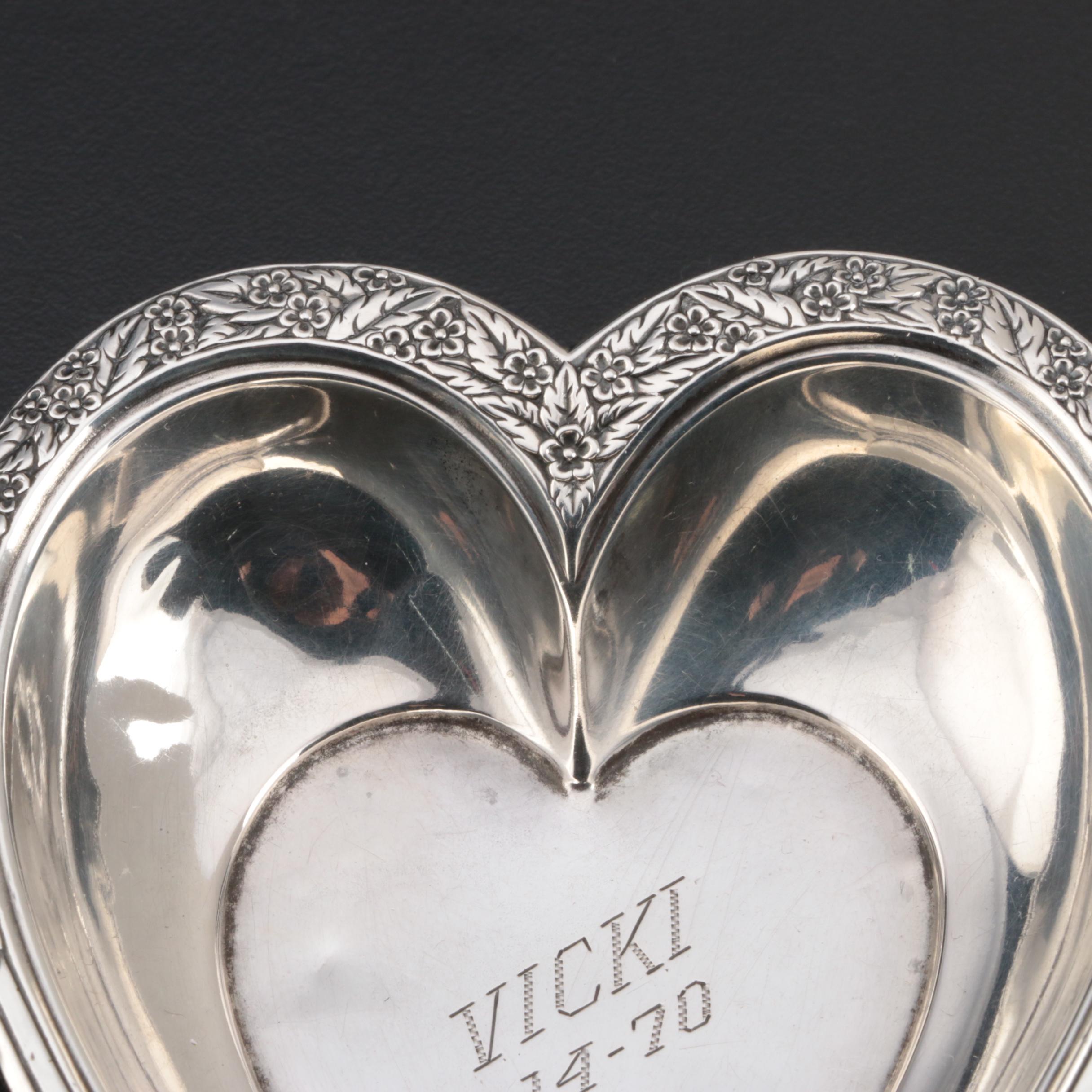 Sterling Utensils and Tableware Including International "Valencia" Nut Bowl