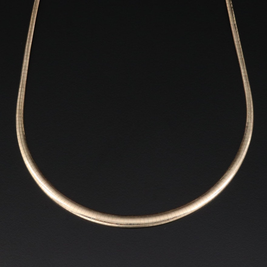 14K Yellow Gold Graduated Necklace