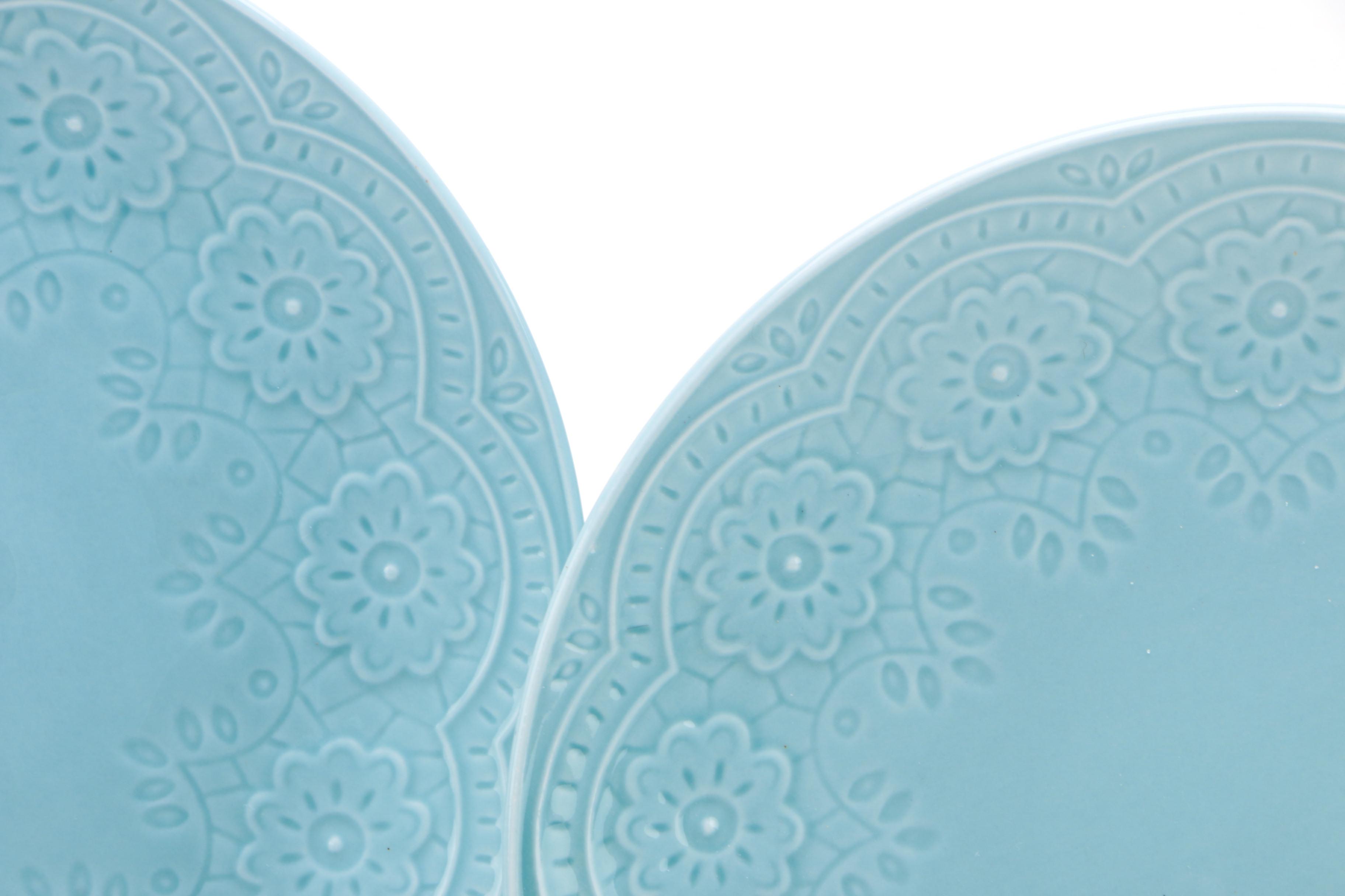 Gibson Elite "Alemany" Dinnerware with Other Trays and Placemats