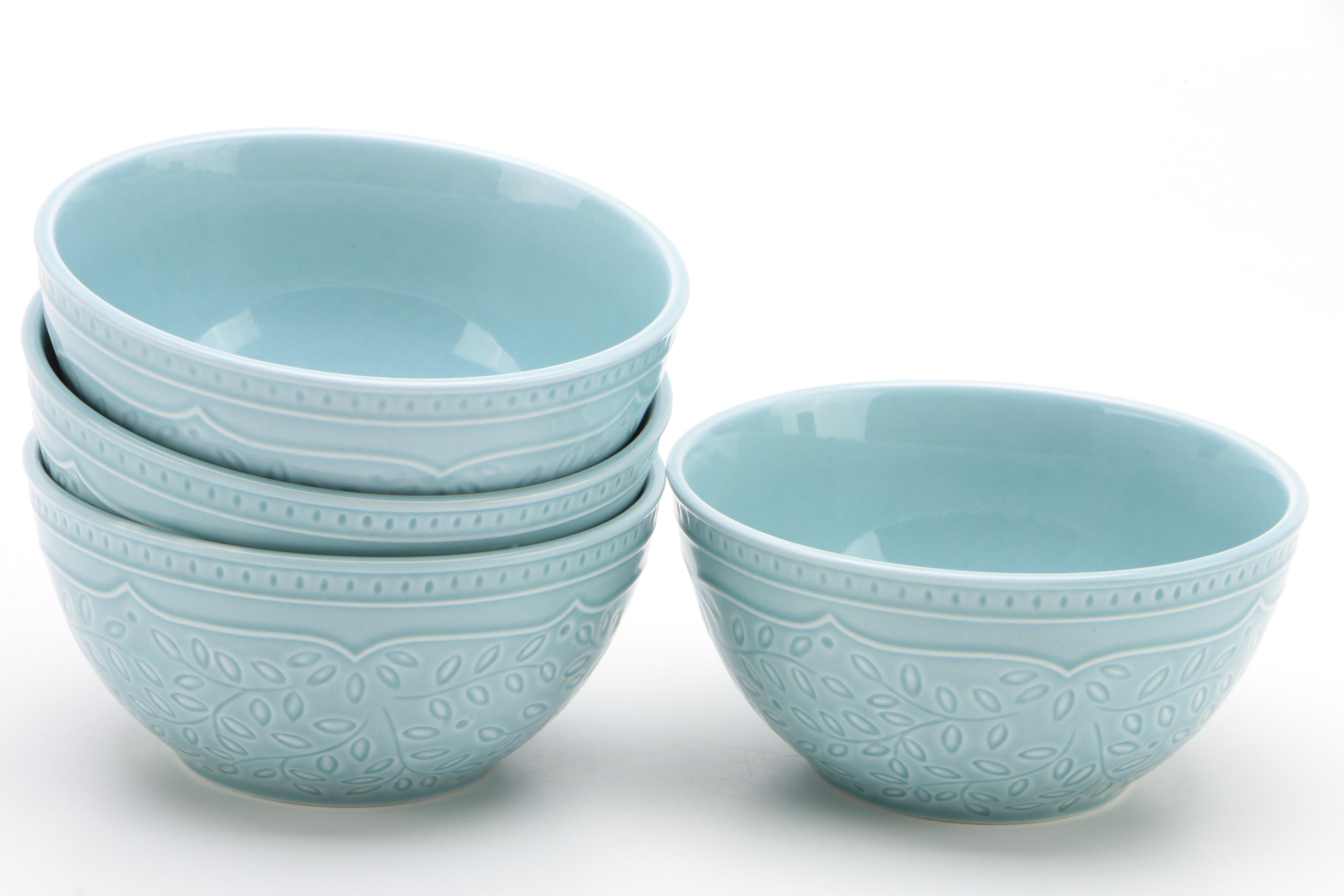 Gibson Elite "Alemany" Dinnerware with Other Trays and Placemats