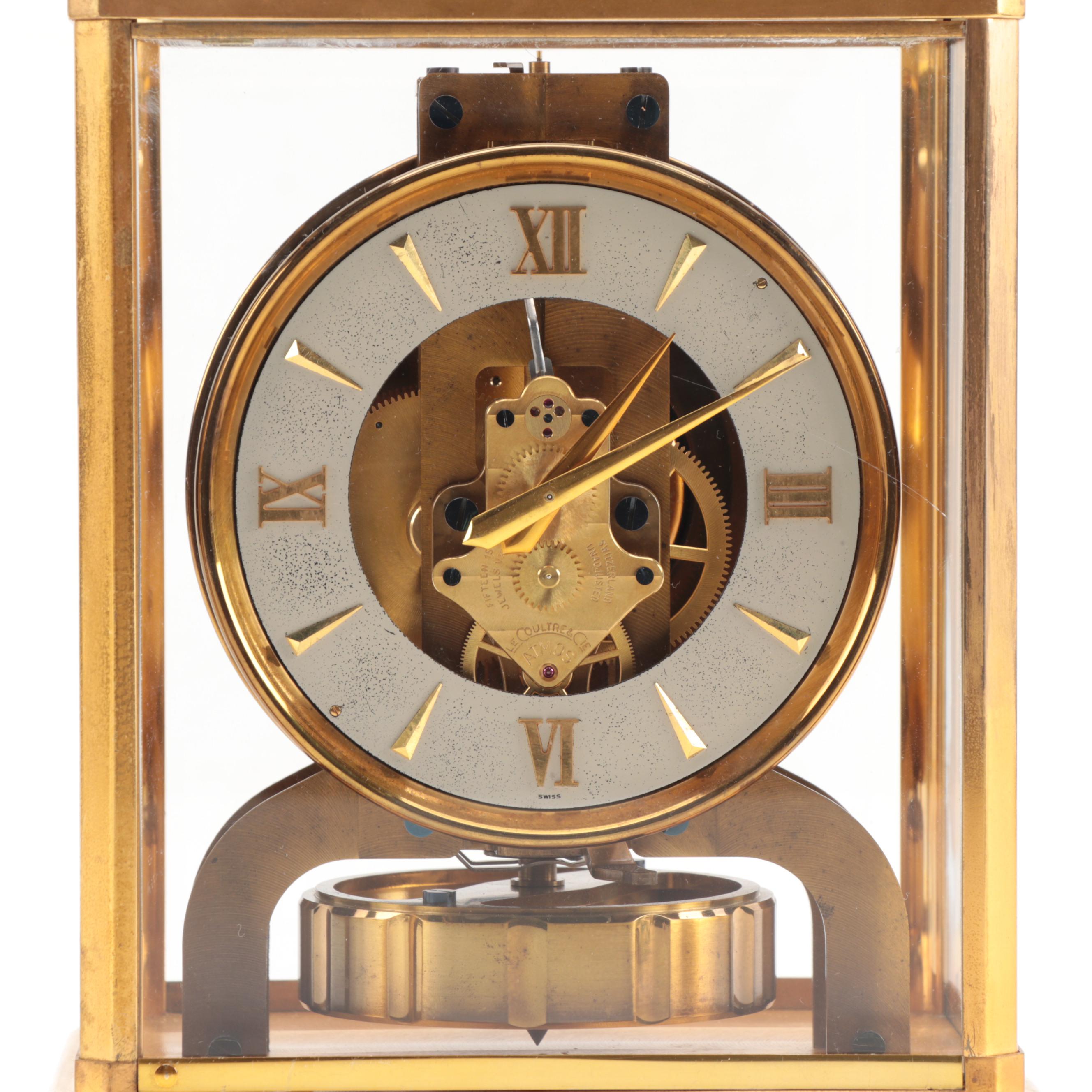 LeCoultre & Cie Gilt Brass Atmos Clock