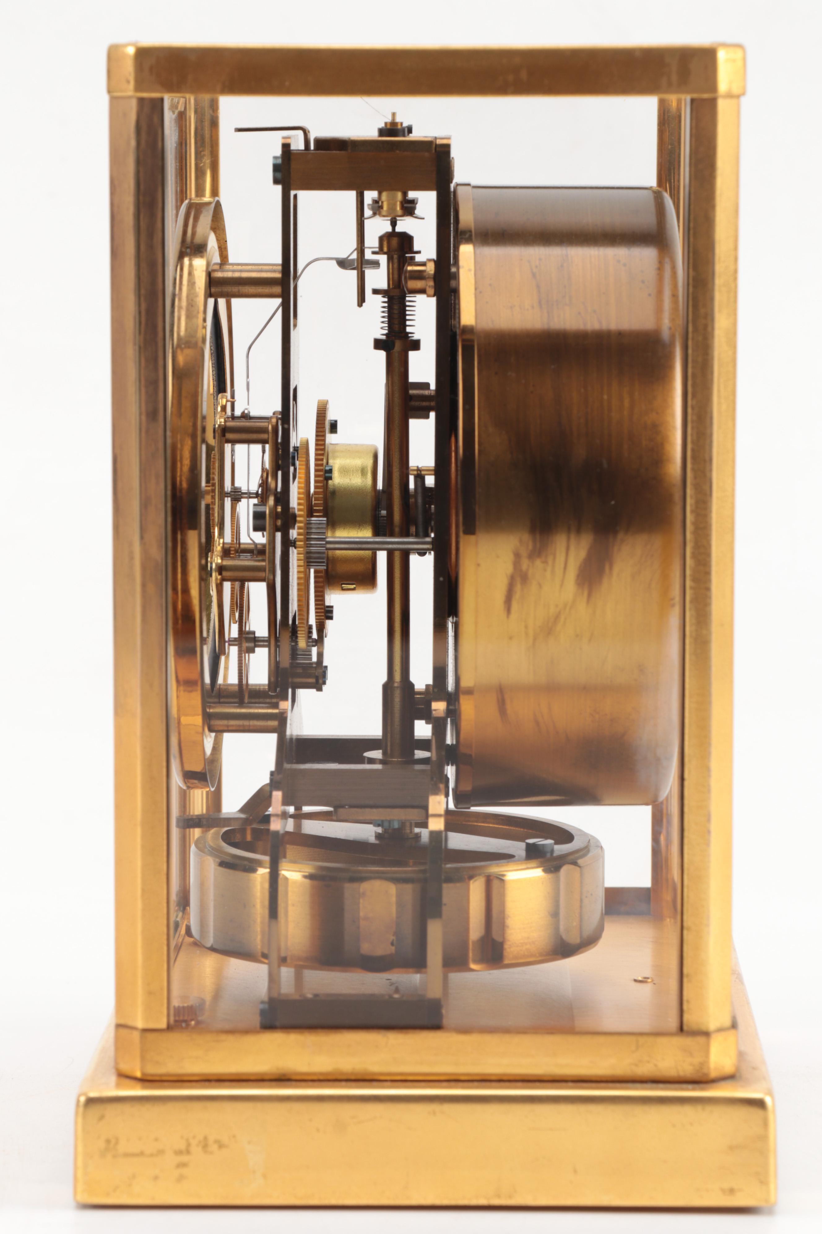 LeCoultre & Cie Gilt Brass Atmos Clock