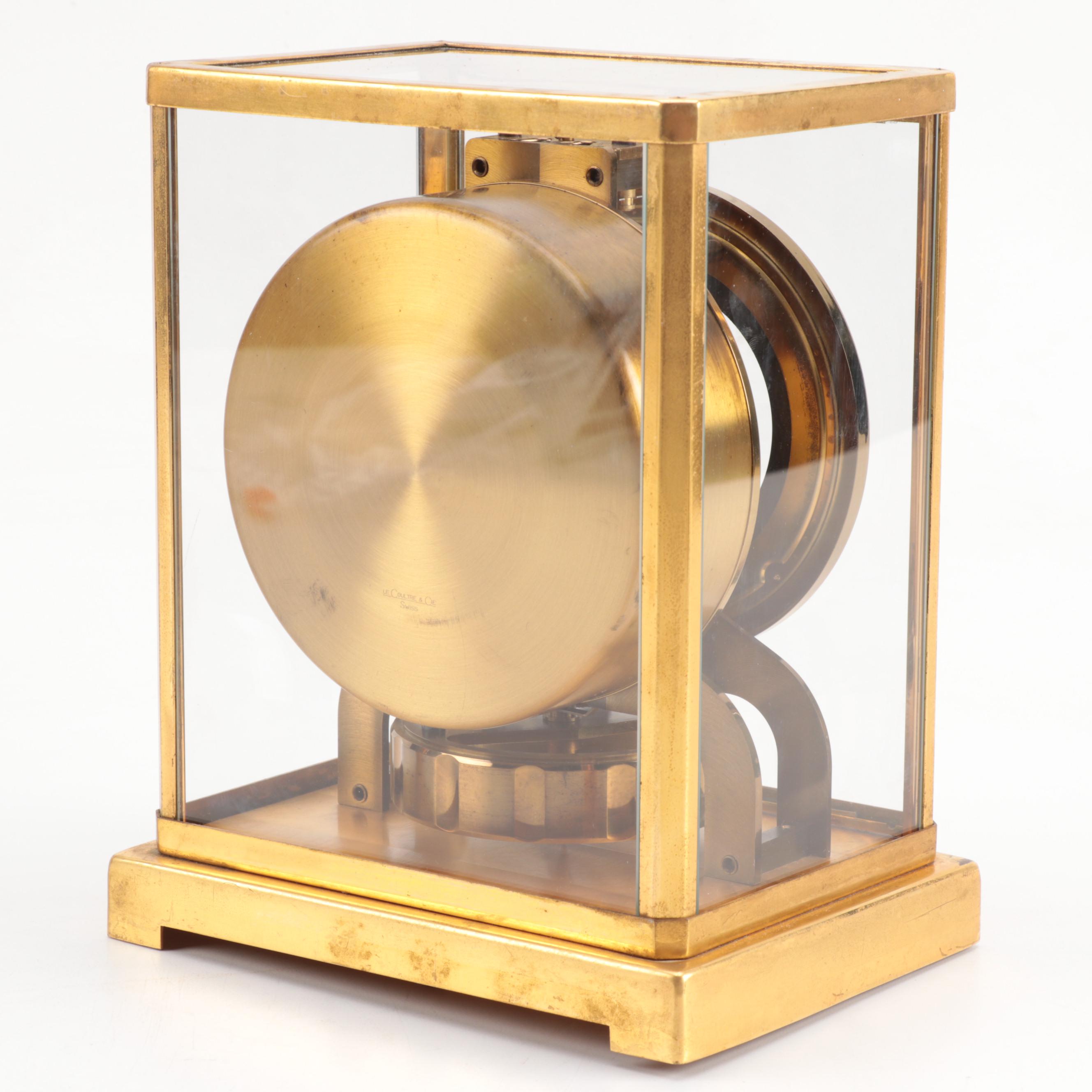 LeCoultre & Cie Gilt Brass Atmos Clock