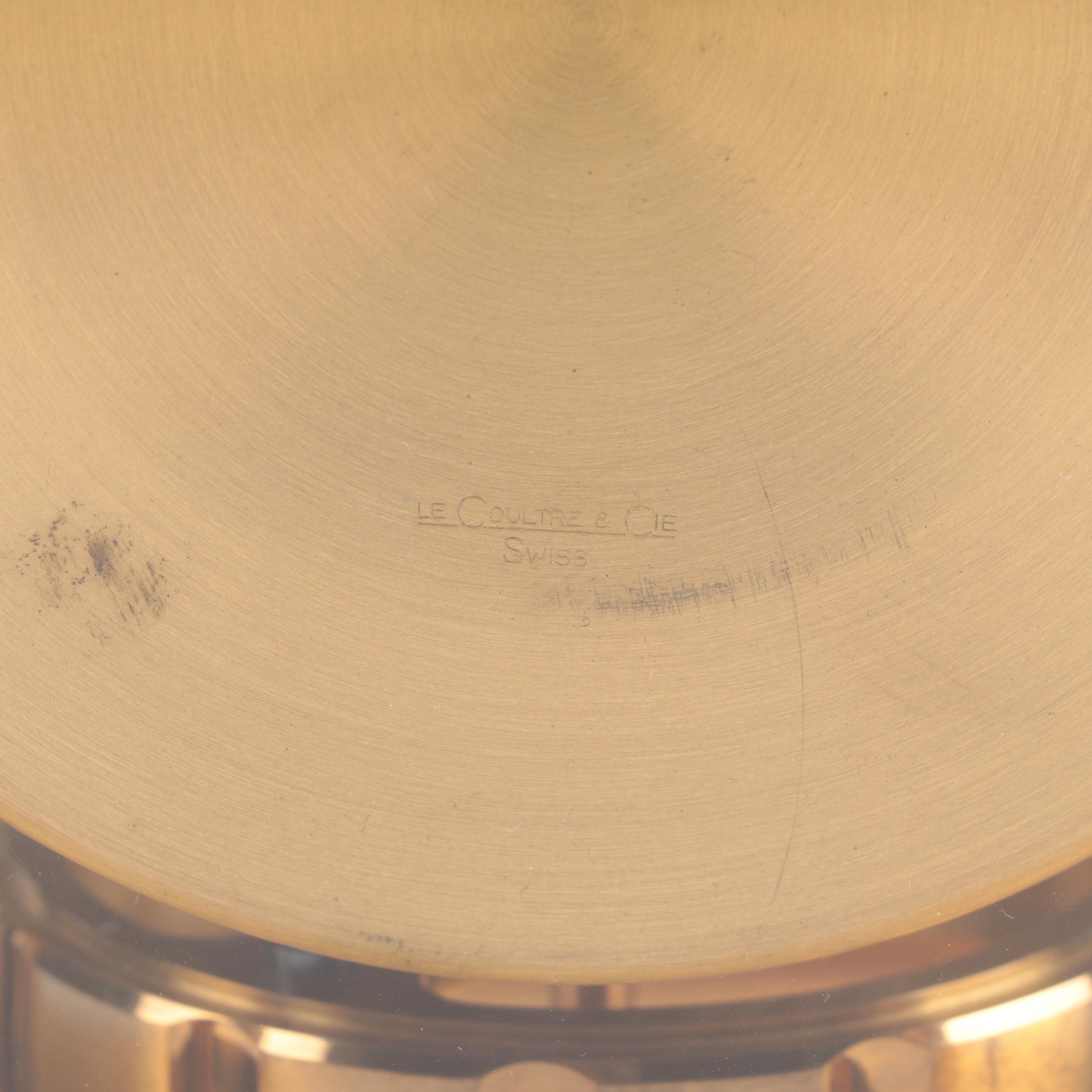 LeCoultre & Cie Gilt Brass Atmos Clock