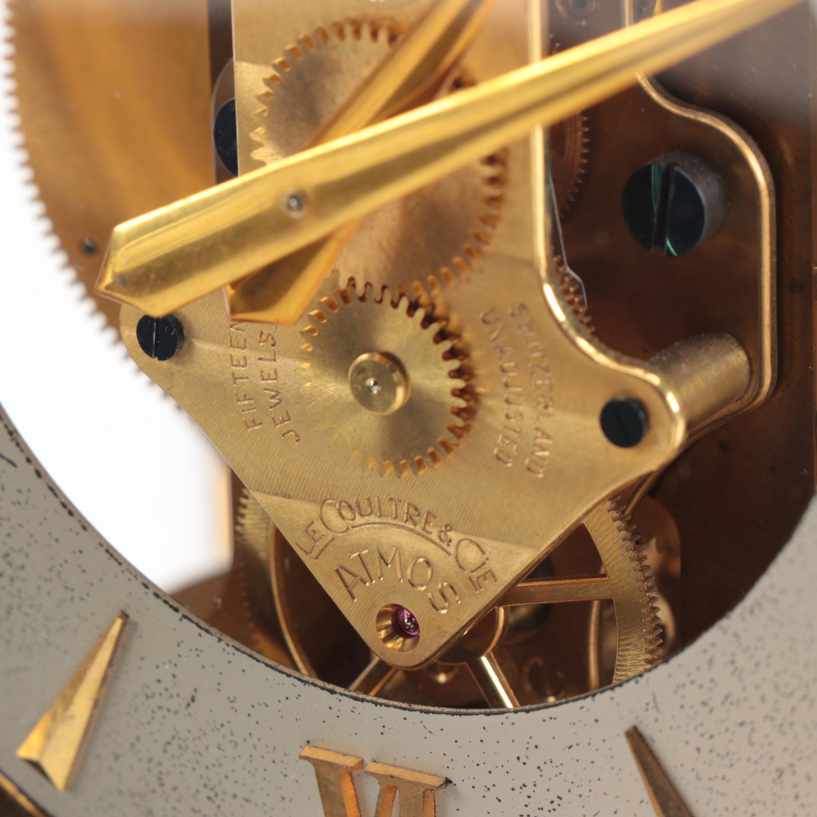 LeCoultre & Cie Gilt Brass Atmos Clock