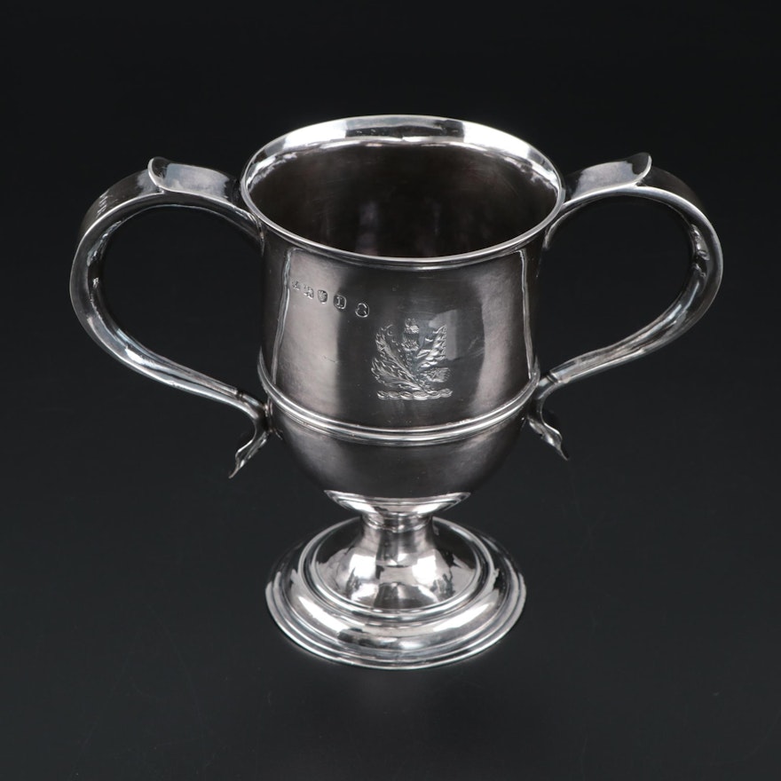 George III Sterling Silver Two Handle Cup, By Hester Bateman, London 1786