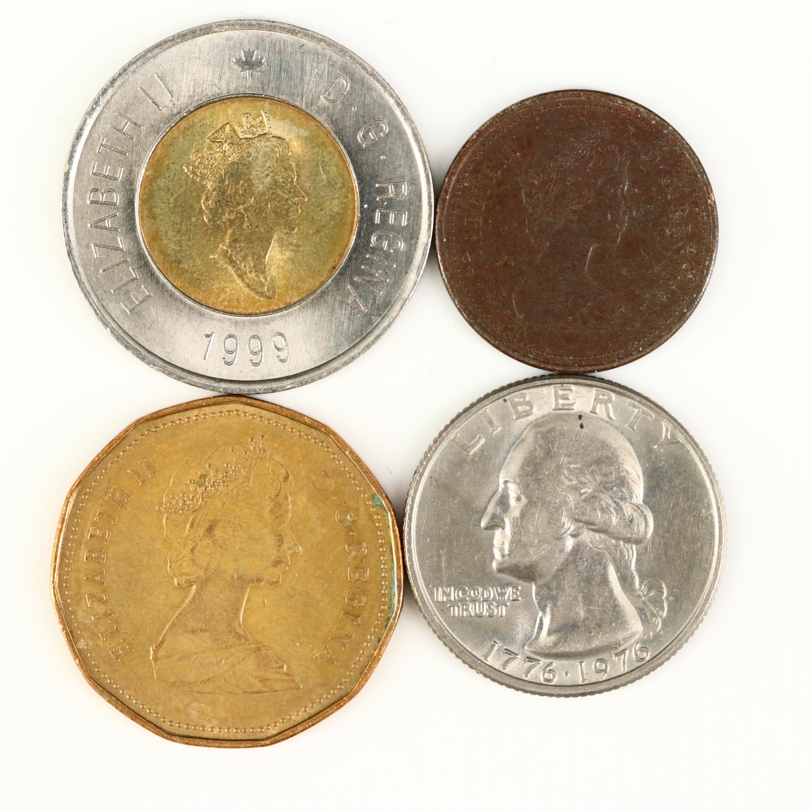 Large Assortment of Modern Canadian Coinage