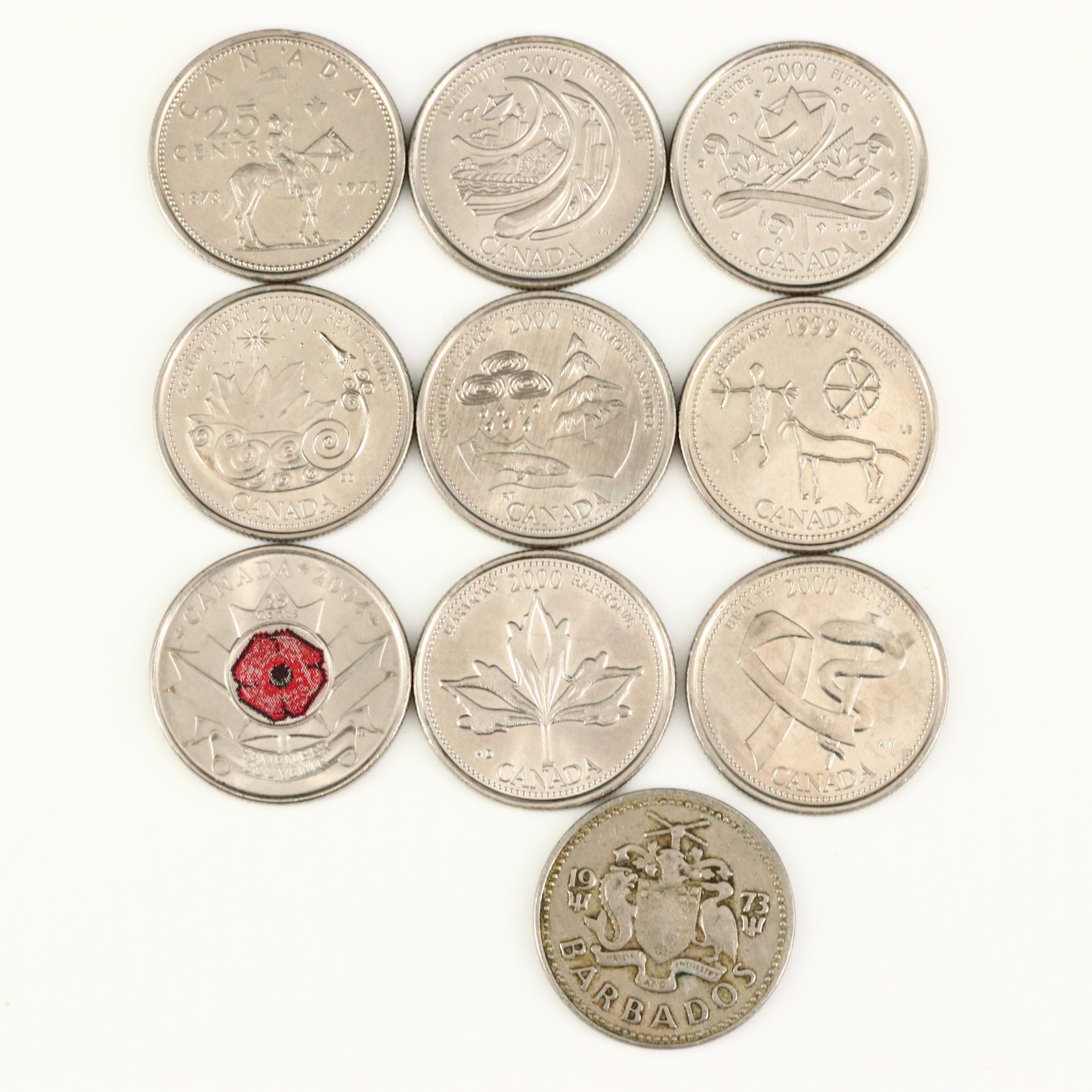 Large Assortment of Modern Canadian Coinage