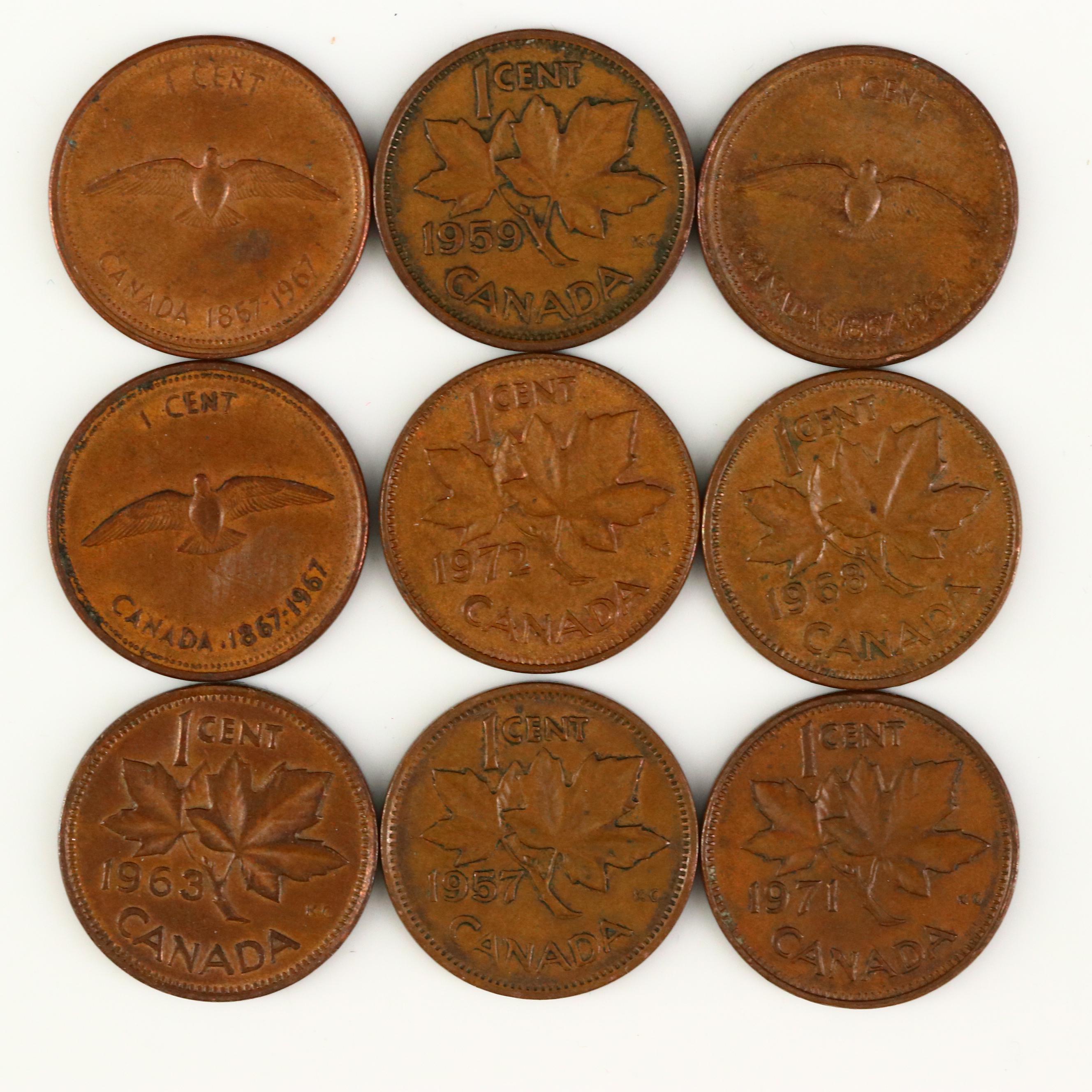 Large Assortment of Modern Canadian Coinage