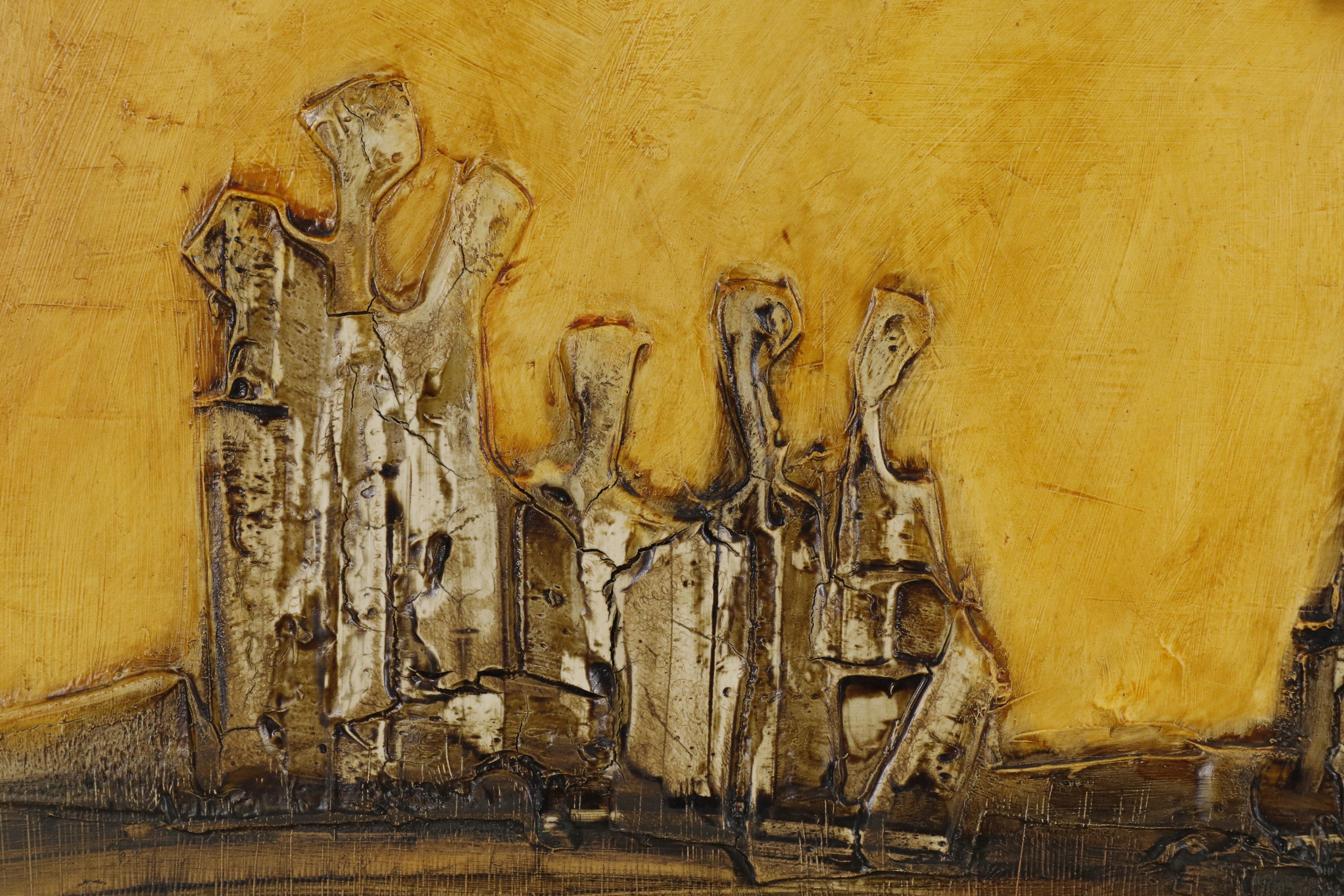 H. Wallace Wright Abstract Oil Painting