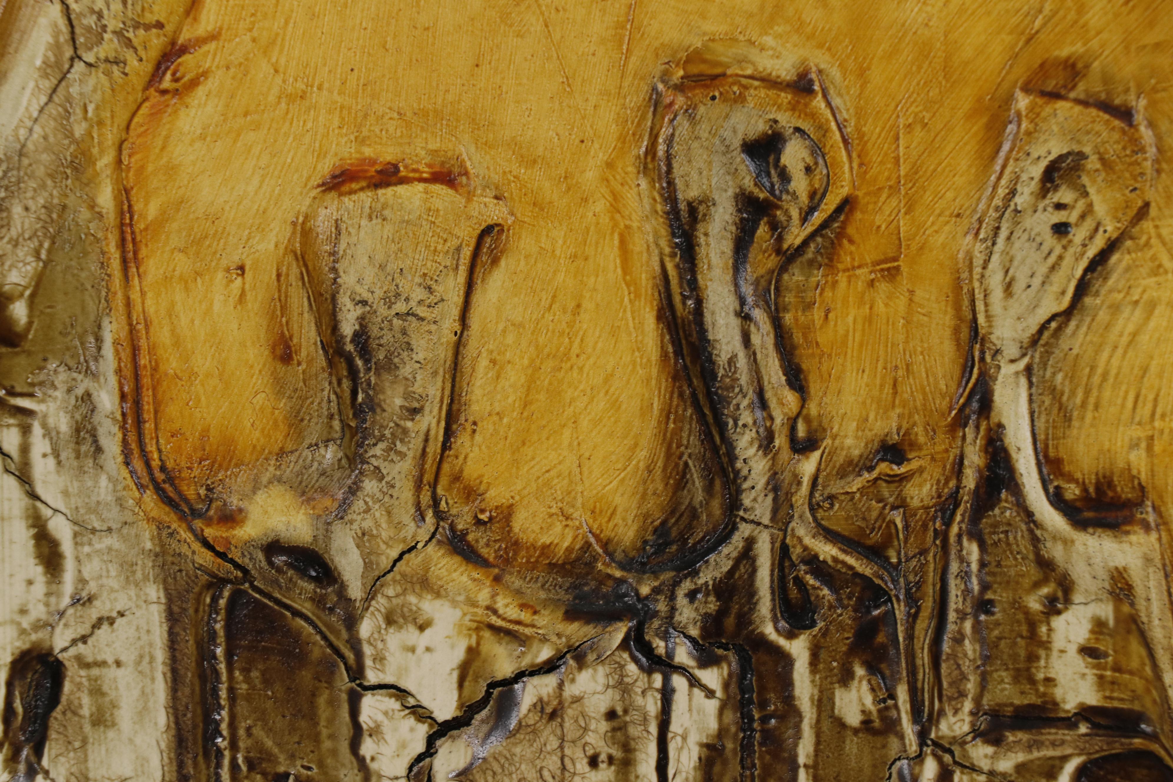 H. Wallace Wright Abstract Oil Painting