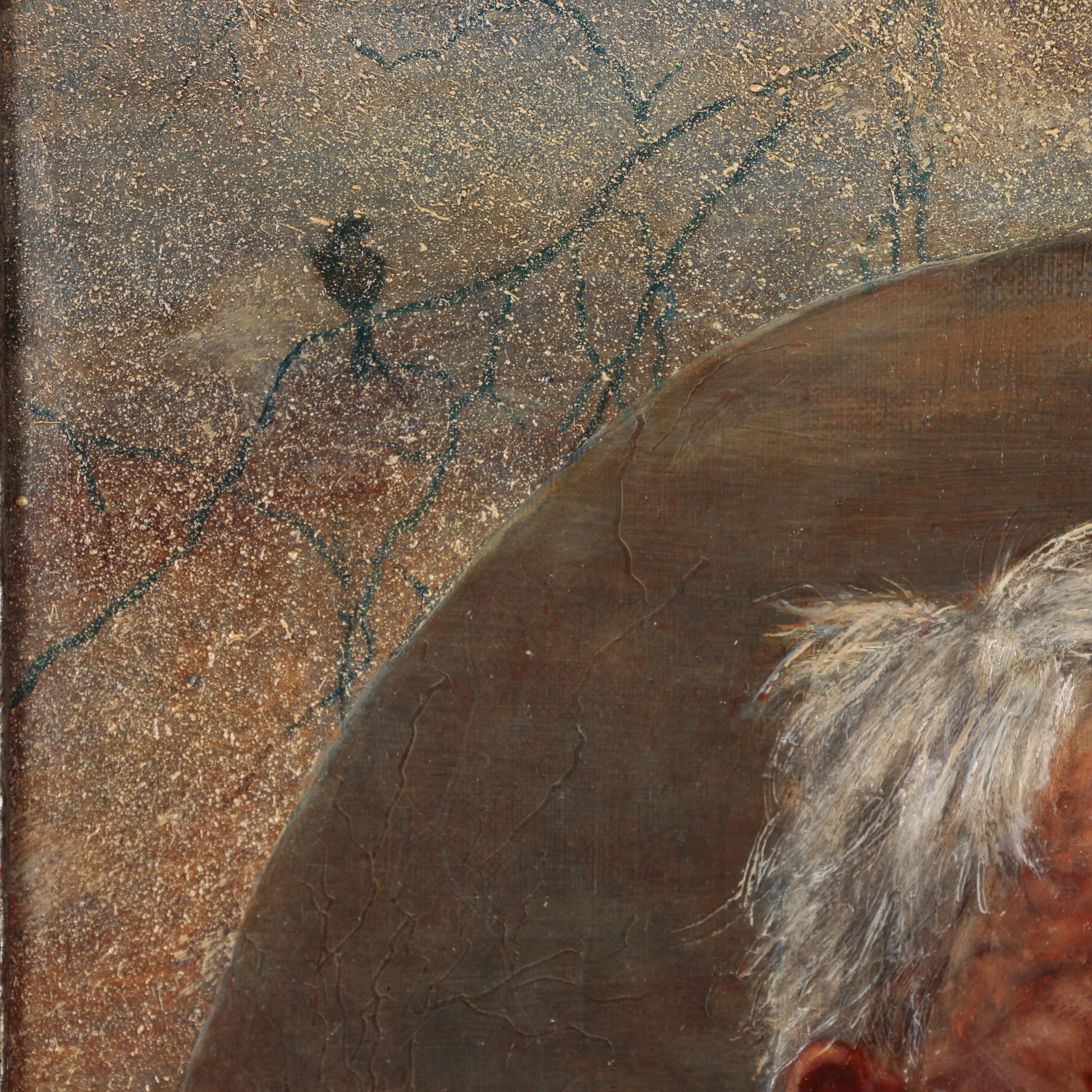 Judy Horowitz Oil Painting Portrait of Robert Frost, 1999