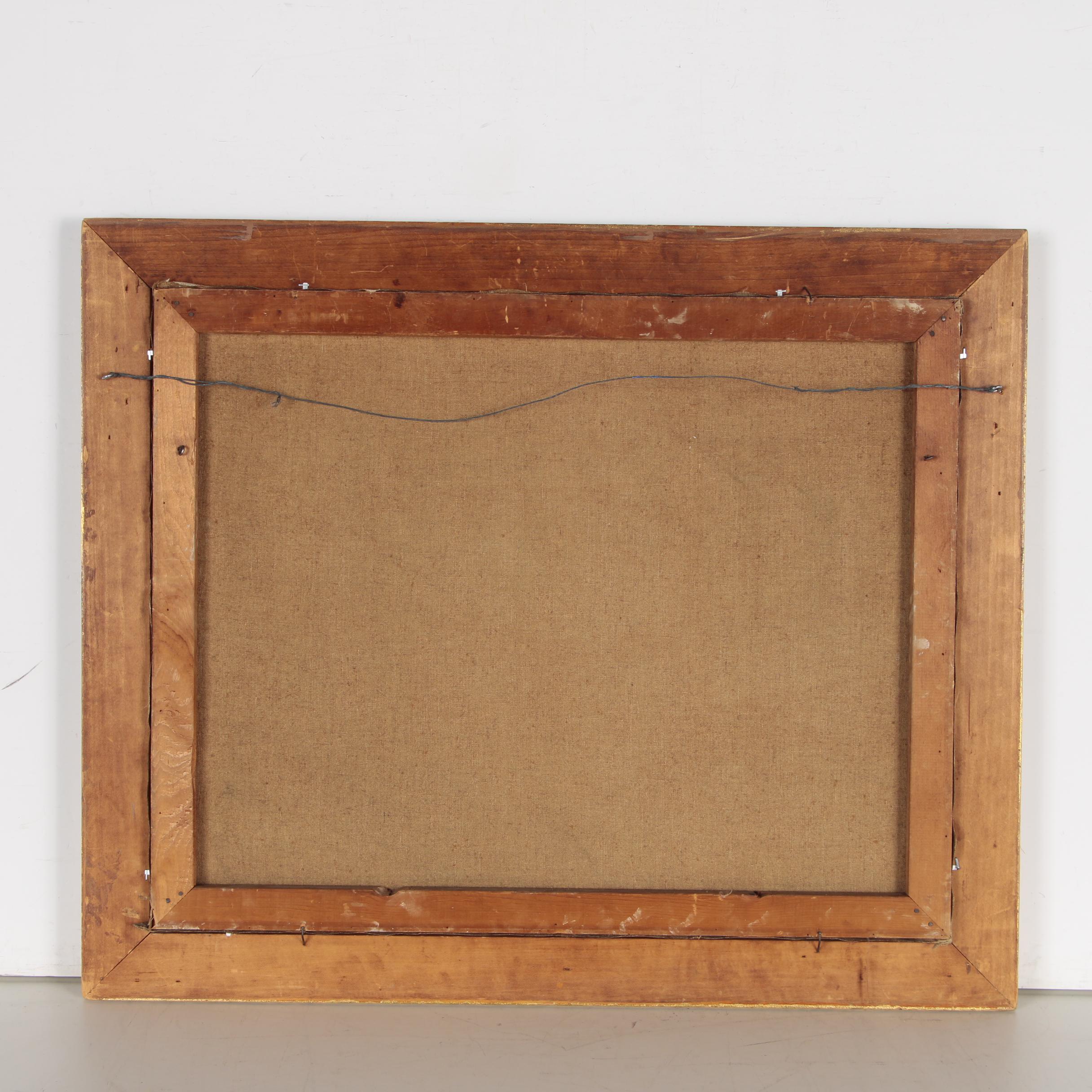 M. Jefferson Winter Landscape Oil Painting