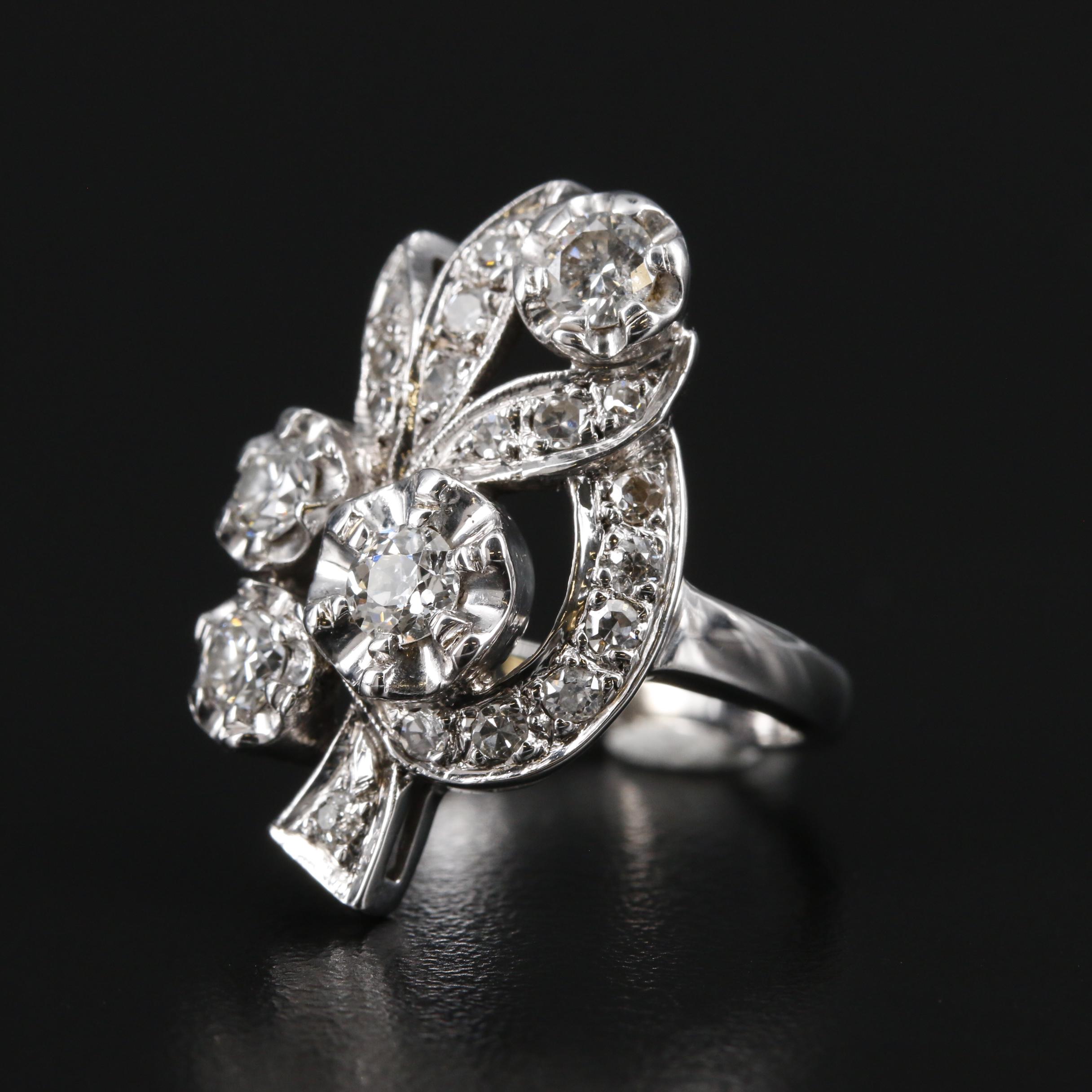 Vintage 14K Gold 1.13 CTW Diamond Ring