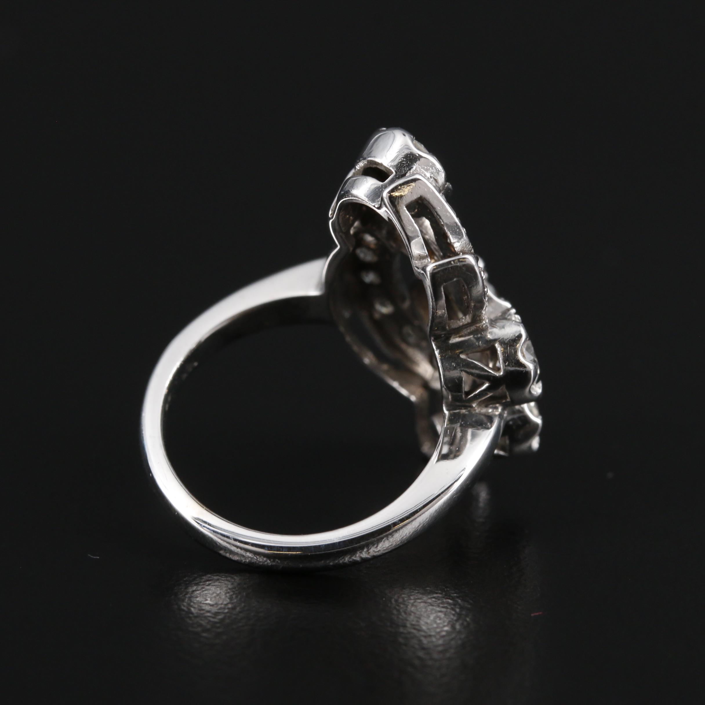 Vintage 14K Gold 1.13 CTW Diamond Ring