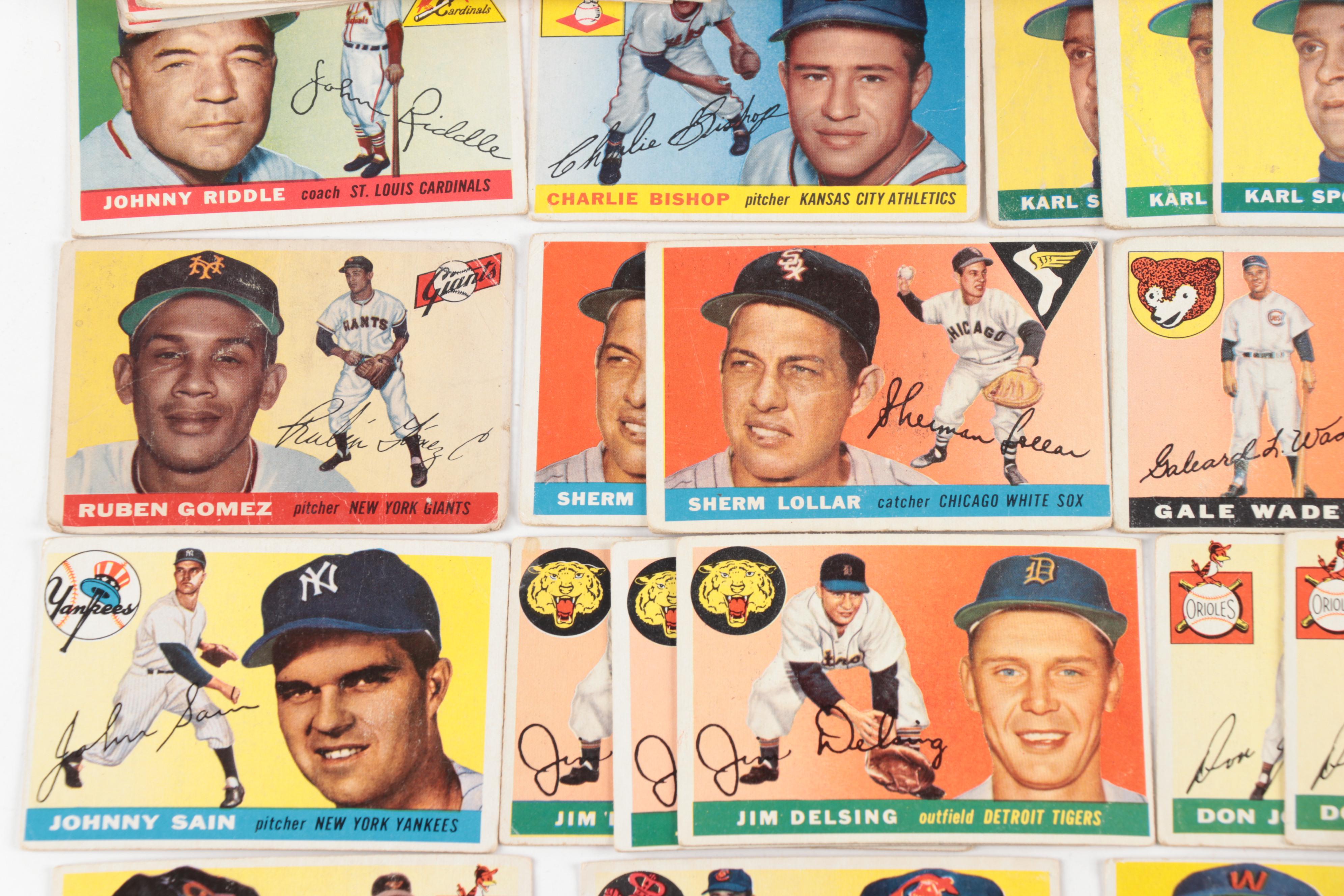 1955 Topps Baseball Cards