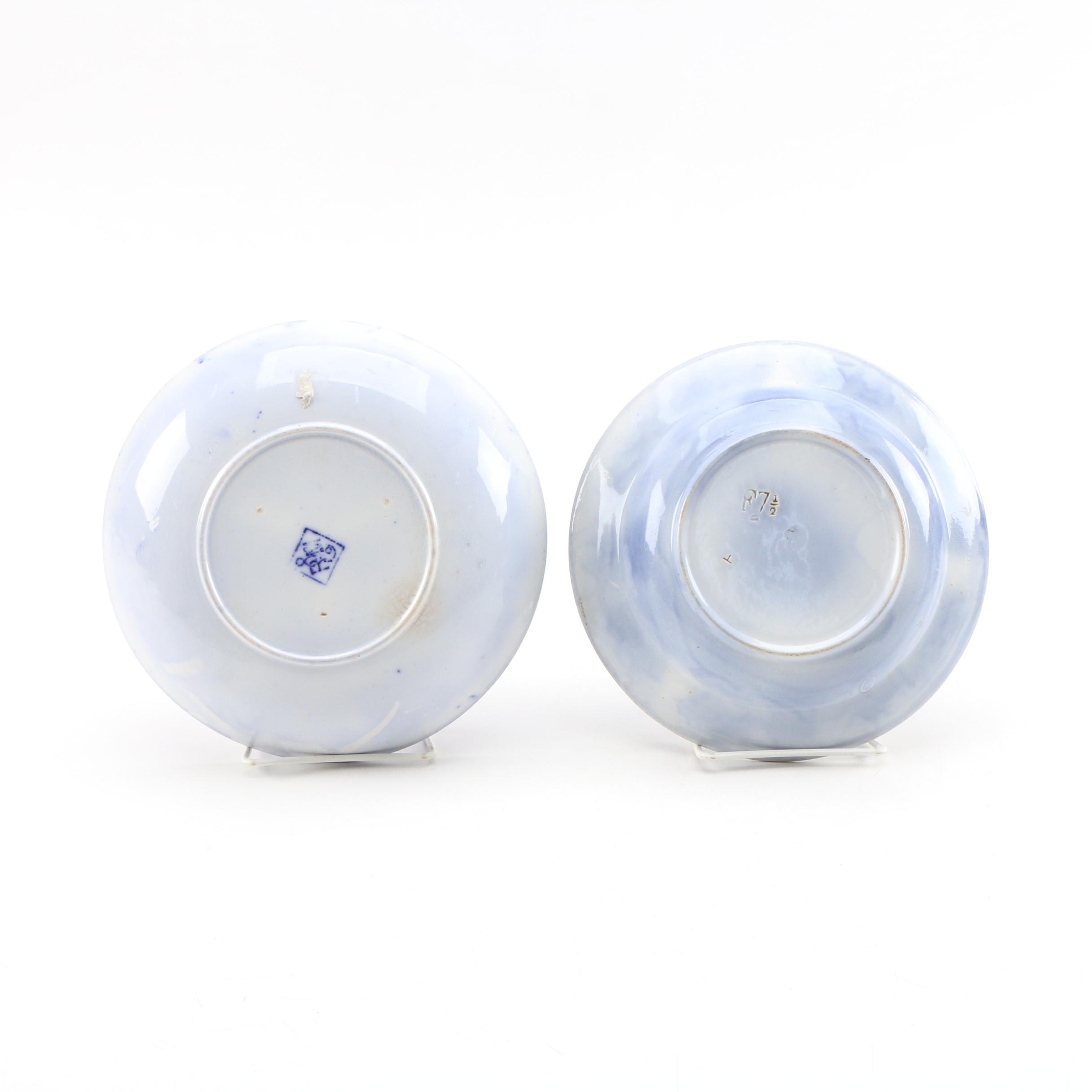 Charles Meigh Staffordshire Pottery "Hong Kong" Ironstone Platter with Others