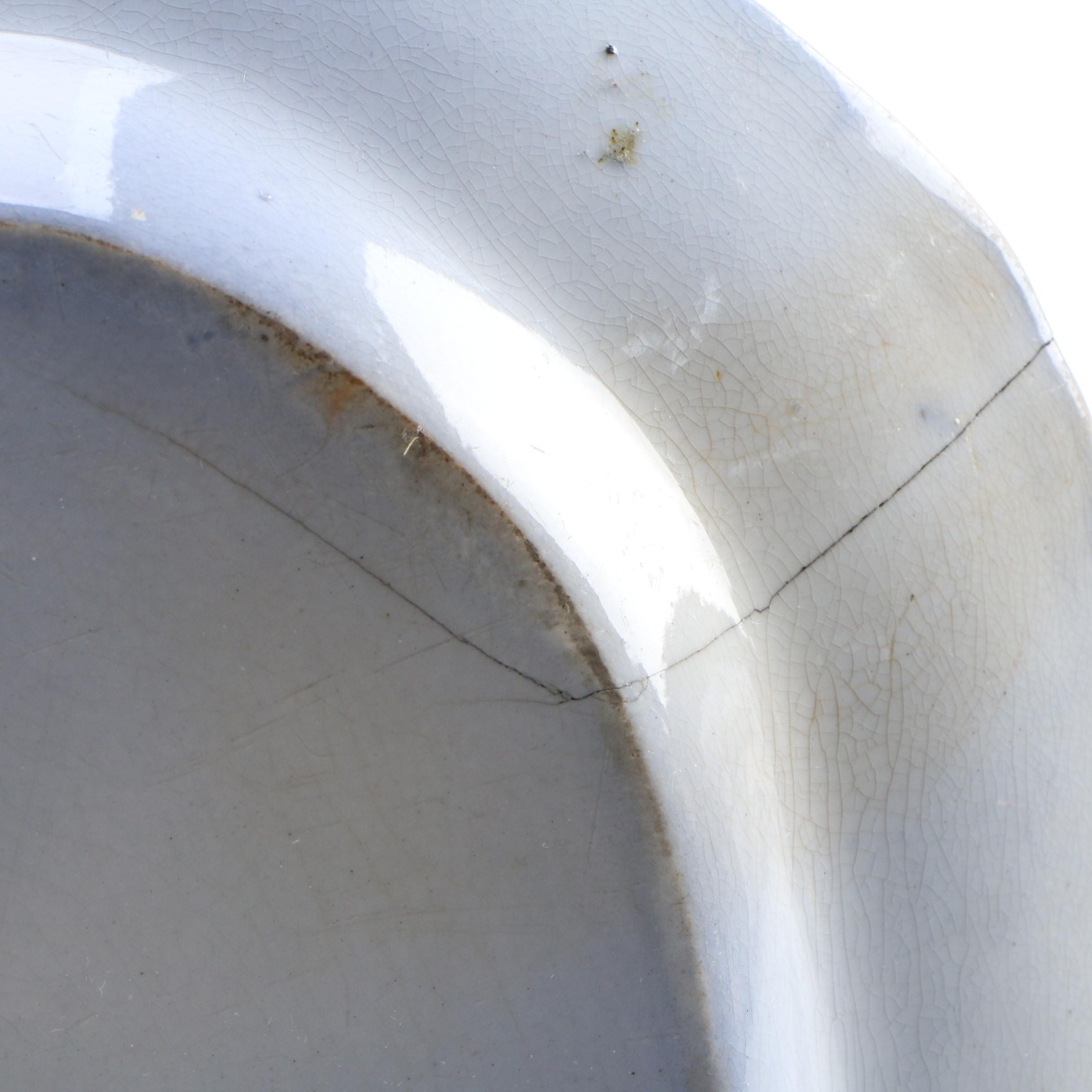 Charles Meigh Staffordshire Pottery "Hong Kong" Ironstone Platter with Others