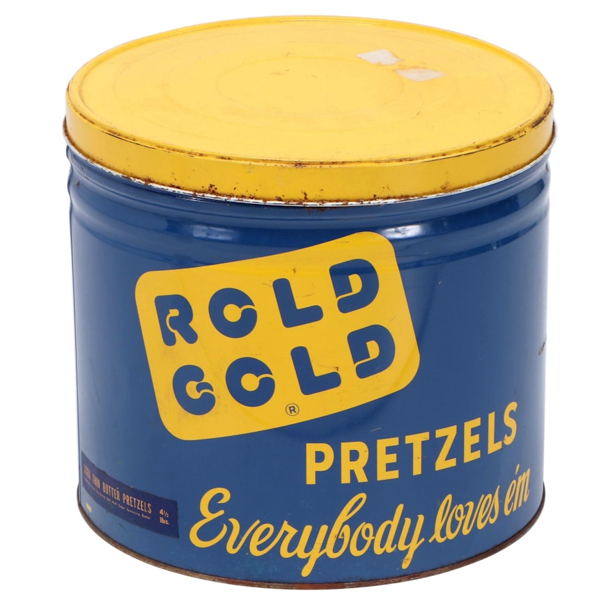 "Rold Gold Pretzels" Tin