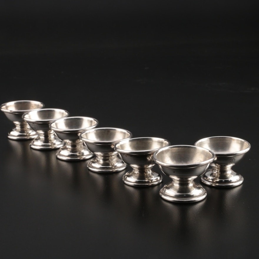 Duhme & Co. Sterling Silver Individual Salt Cellars, Late 19th Century