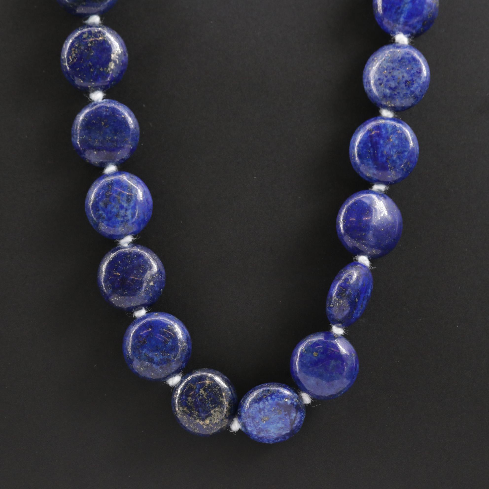 Lapis Lazuli Endless Beaded Necklace