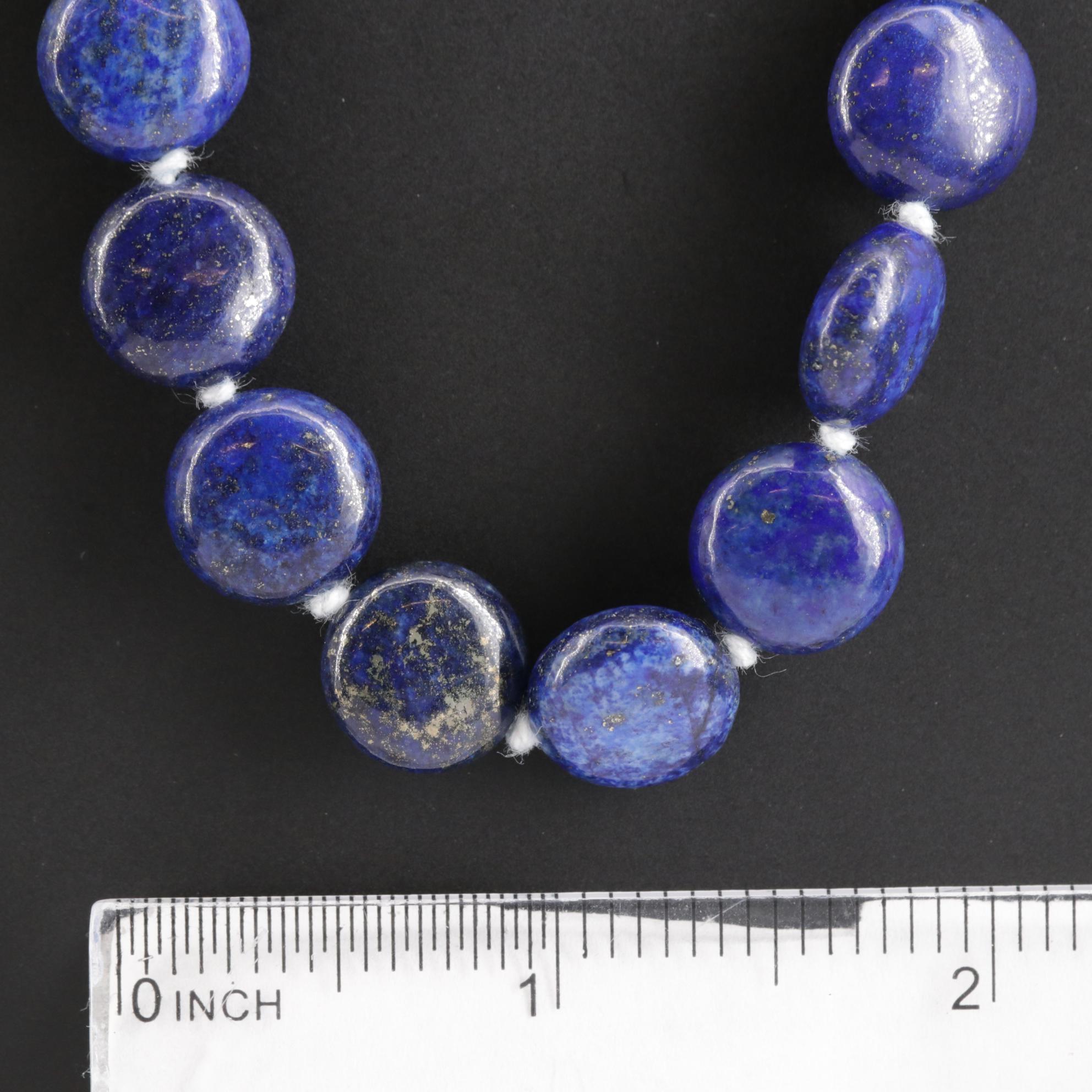 Lapis Lazuli Endless Beaded Necklace