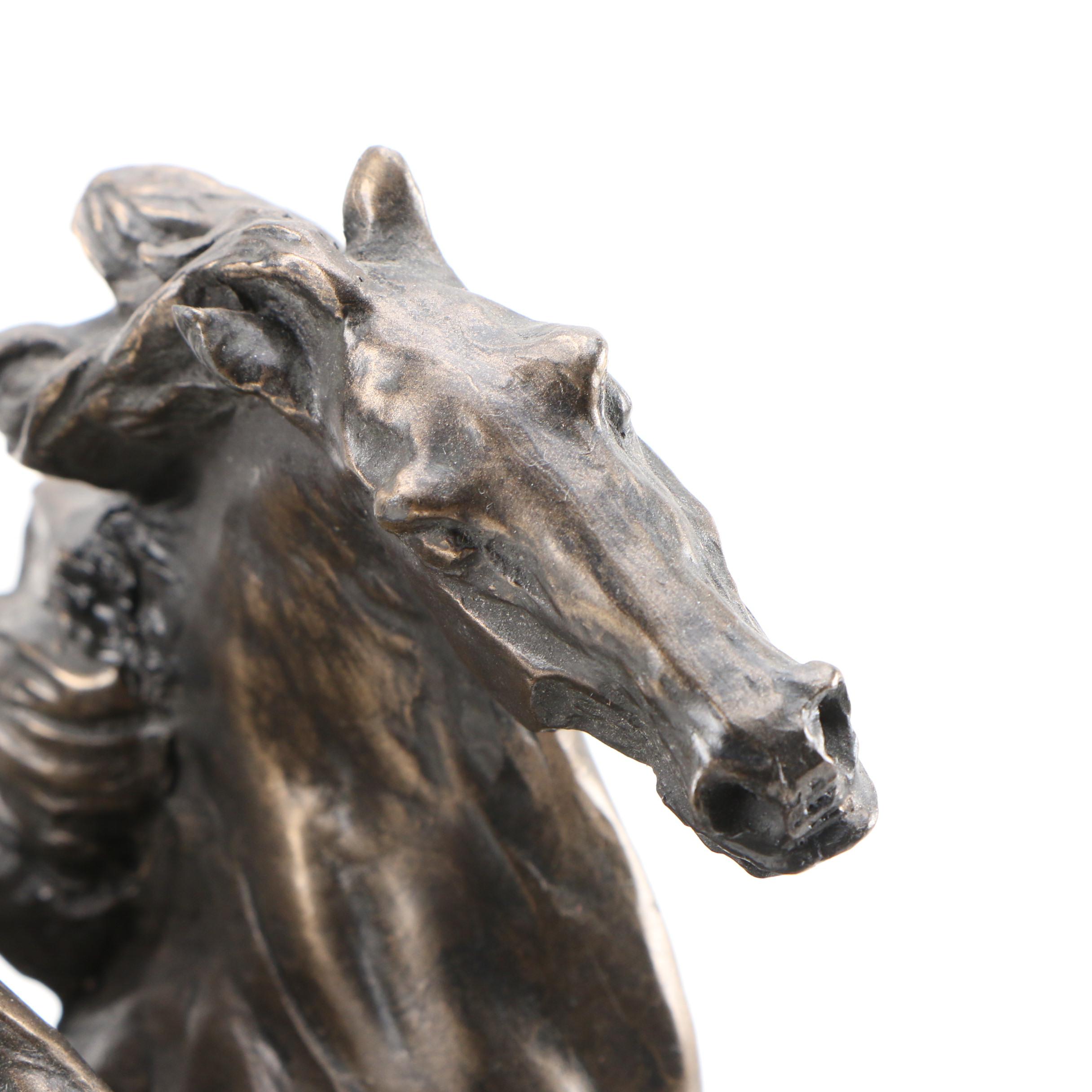 Veronese Bronze Sculpture of Running Horses, 1998