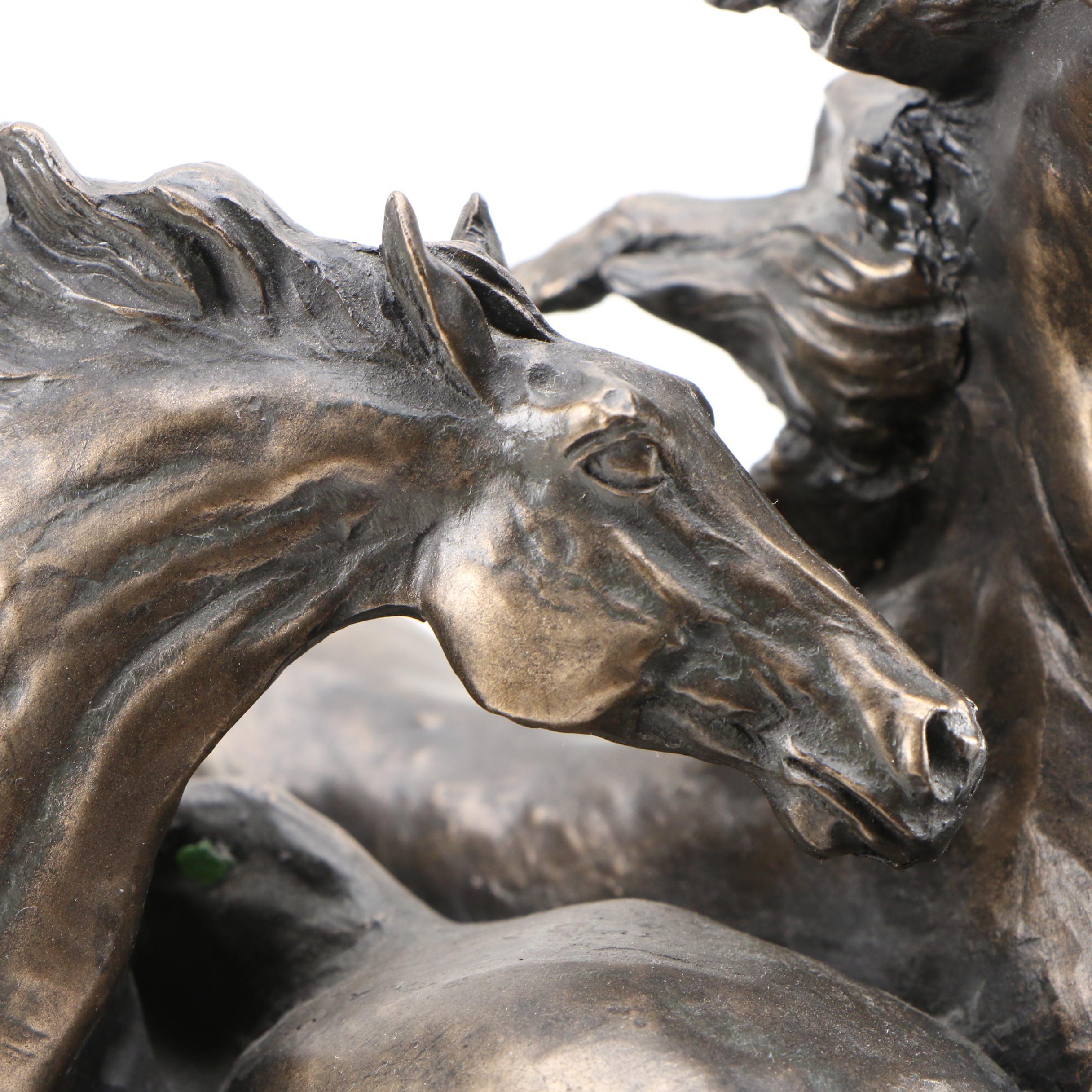 Veronese Bronze Sculpture of Running Horses, 1998