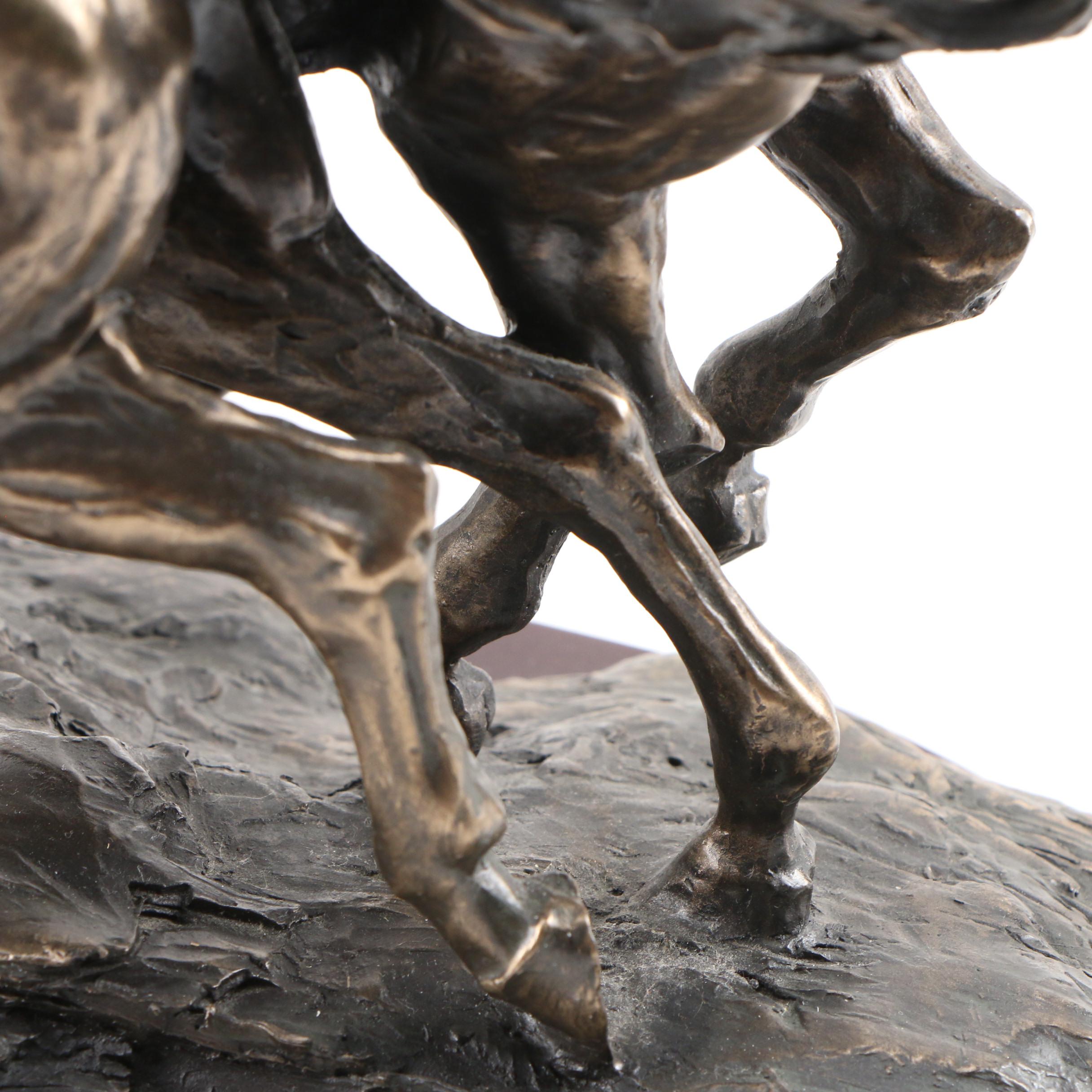 Veronese Bronze Sculpture of Running Horses, 1998