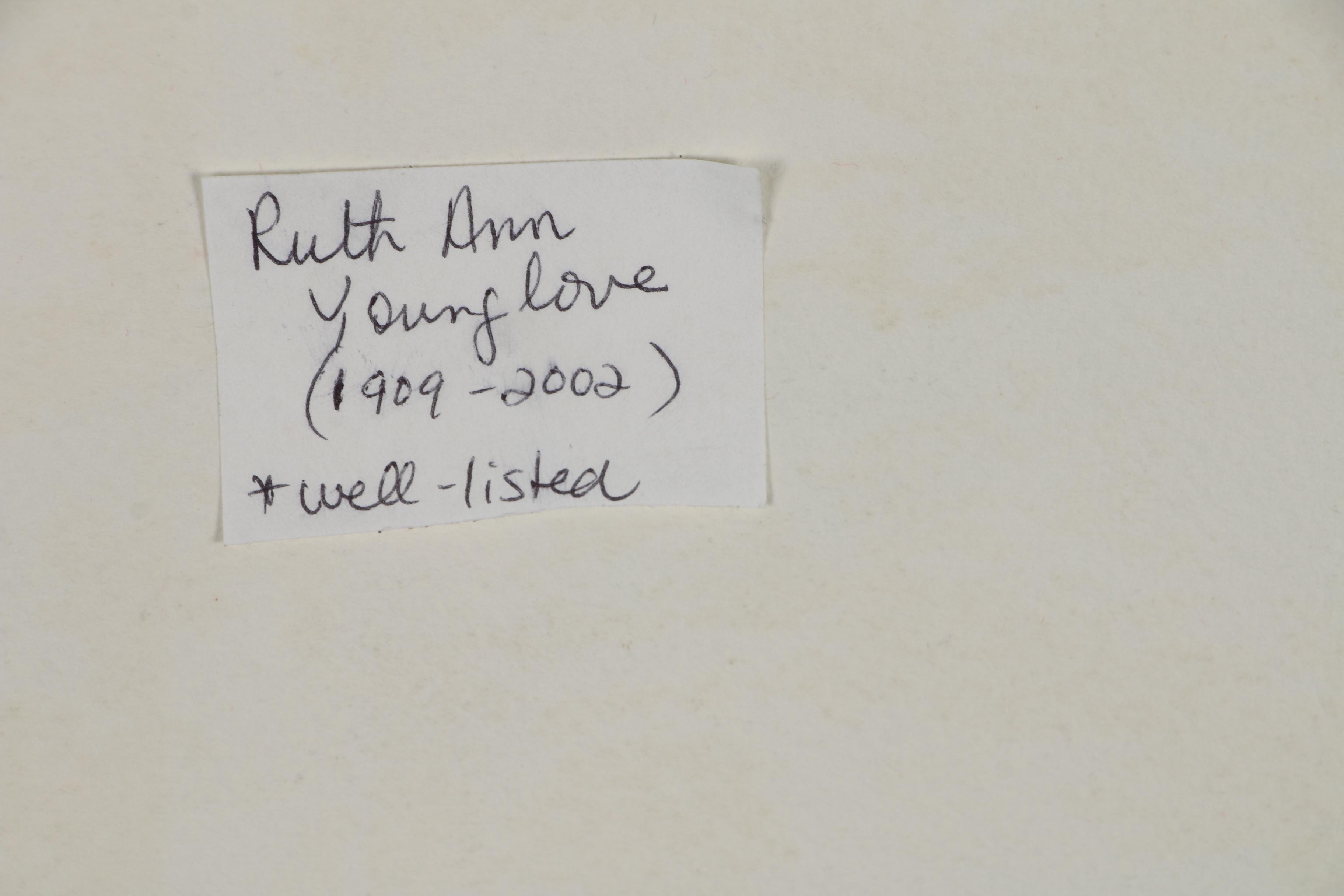 Ruth Ann Younglove Street Scene Watercolor Painting