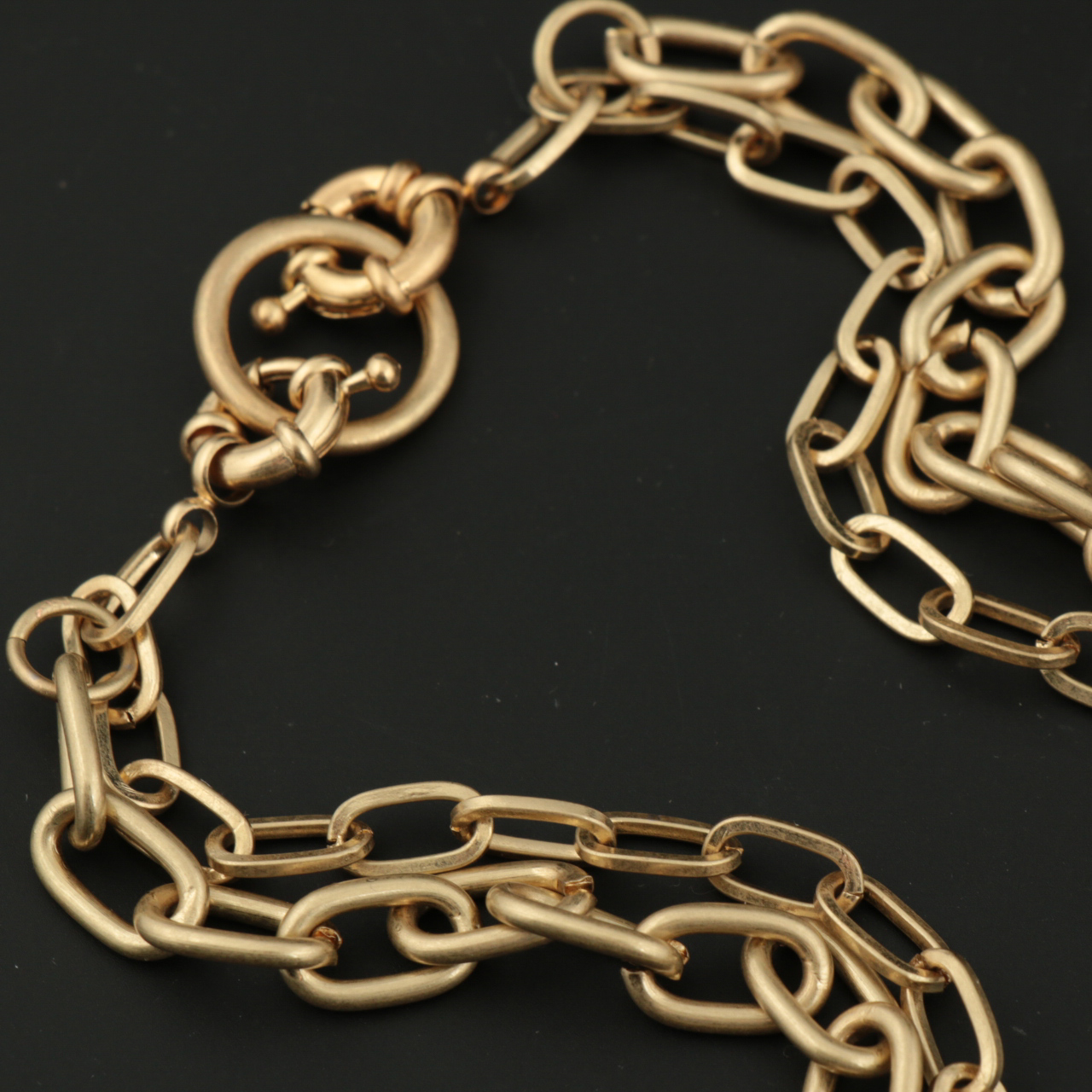 Louis Vuitton Padlock and Key on Multistrand Cable Link Necklace