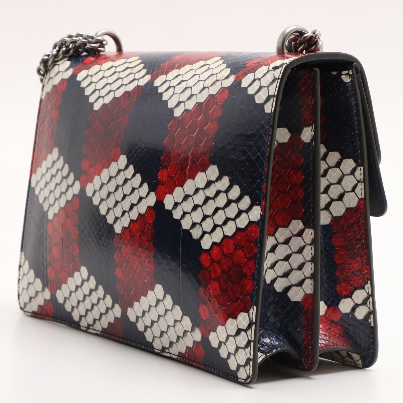 Gucci Multicolor Python Medium Dionysus Shoulder Bag