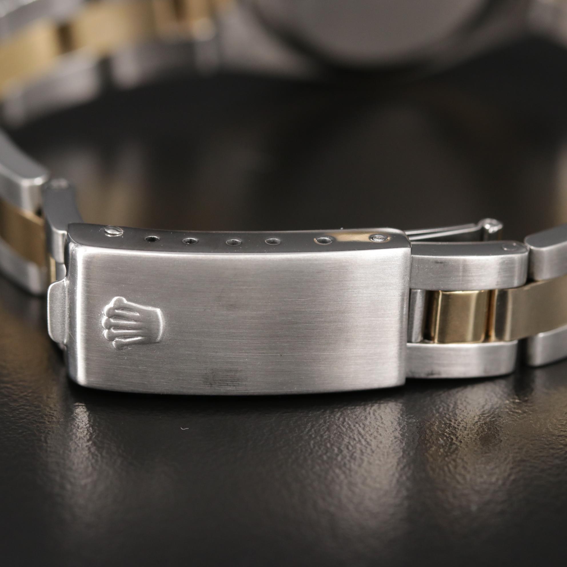 Rolex Datejust Stainless Steel and 14K Gold Watch with Diamond Bezel, 1978