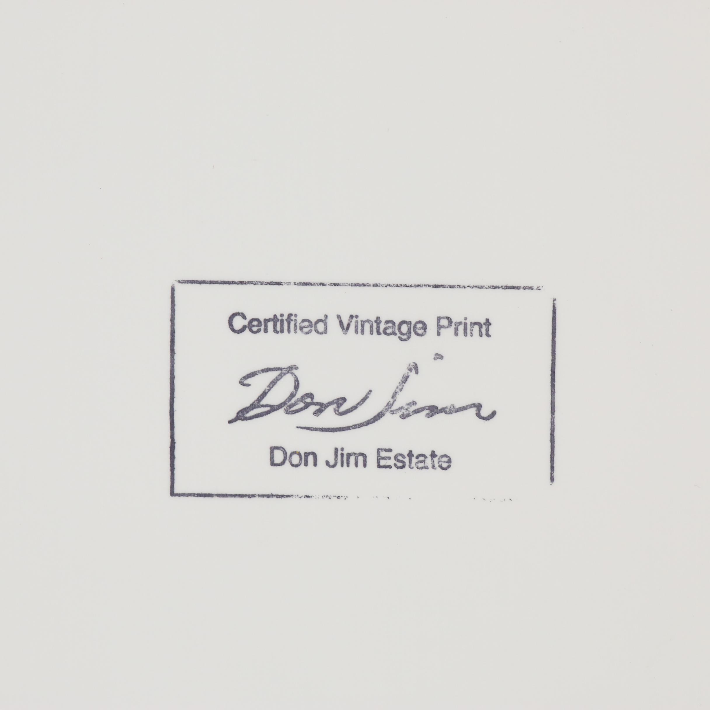 Don Jim Solarized Silver Gelatin Photograph from "Lavish Lola" Series