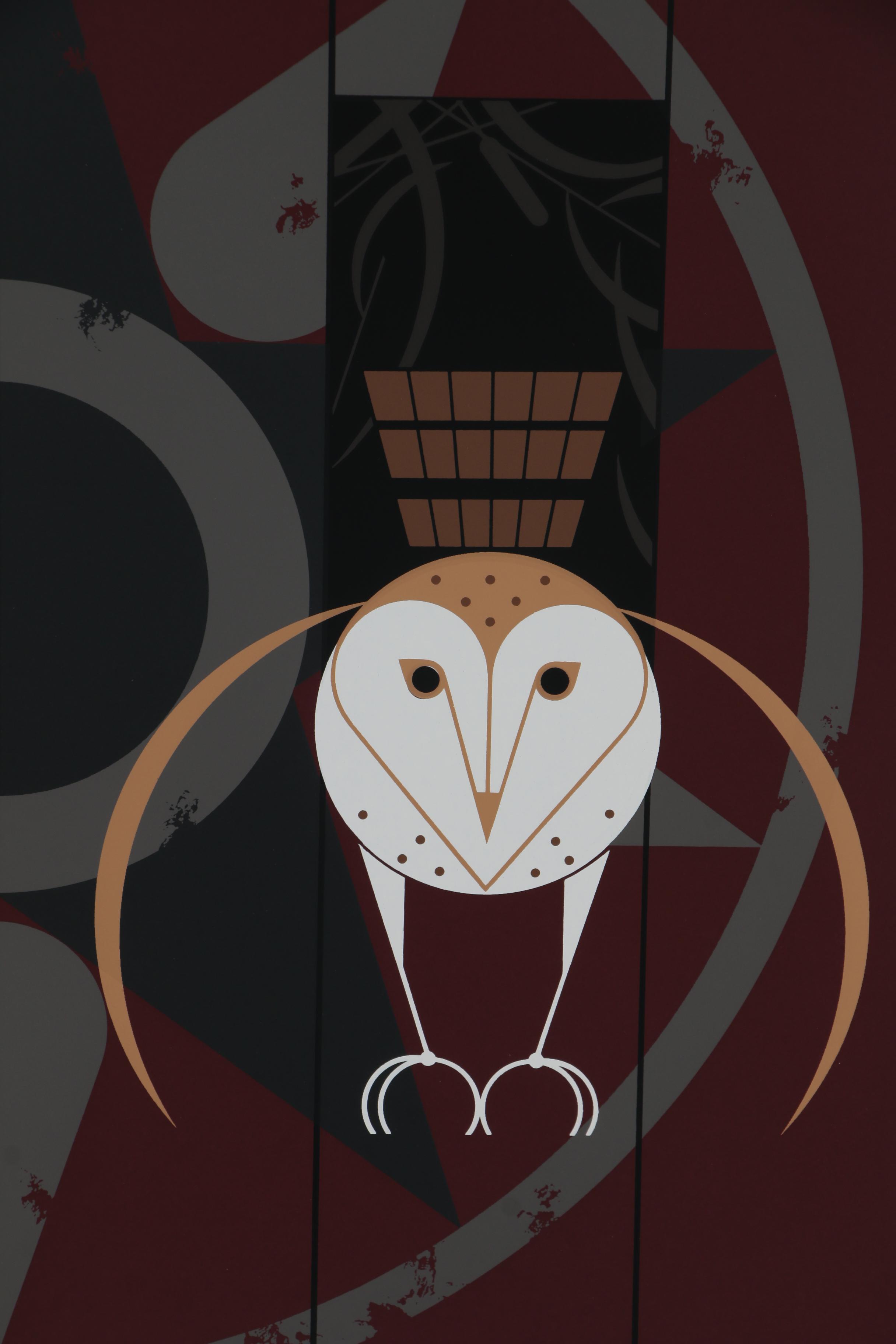 Charley Harper Serigraph "Hexit", 1980